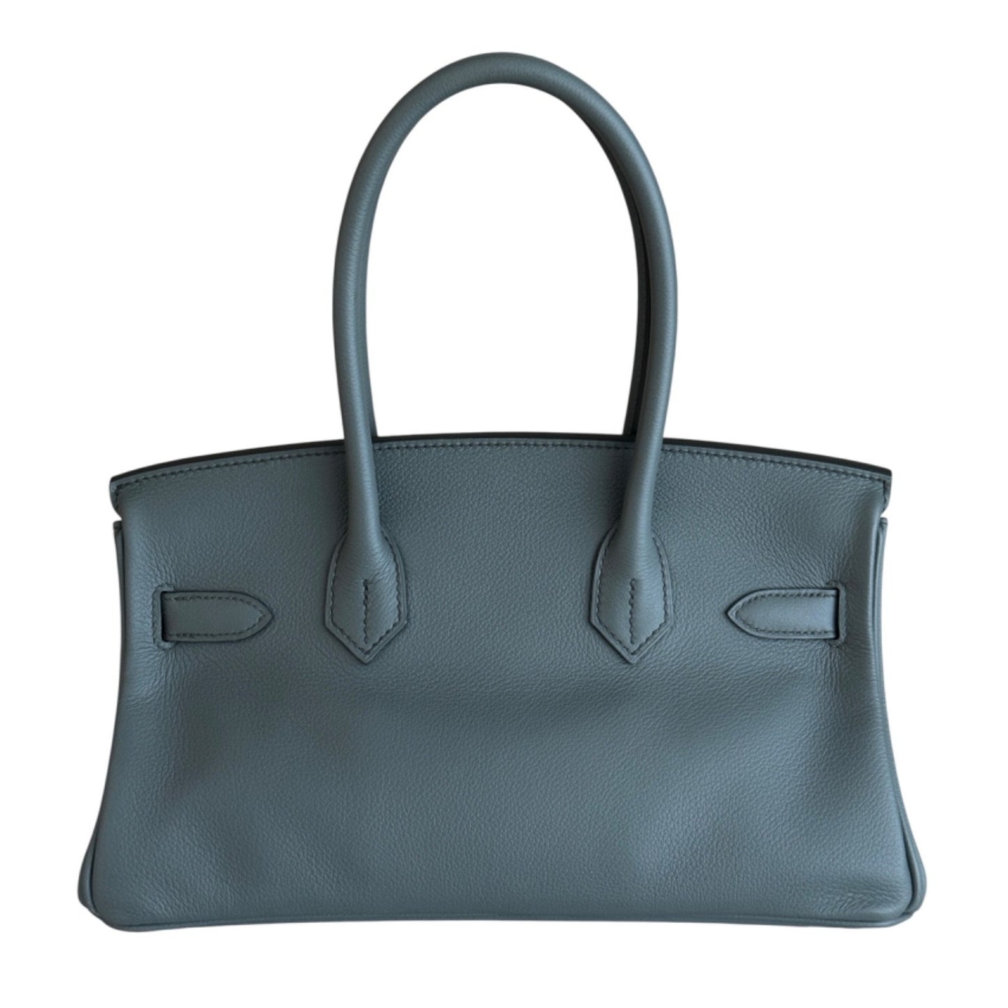 Hermes Birkin 29 Shoulder Vert Amande Evercolor Leather Palladium Hardware 2025