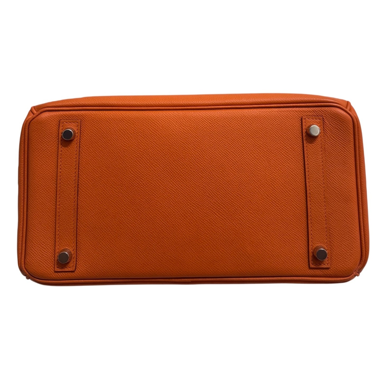 Hermes Birkin 30 OrangeEpsom Leather Palladium Hardware