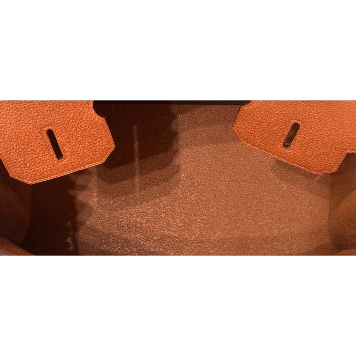 Hermes Birkin 35 Orange Togo Leather Gold Hardware RARE