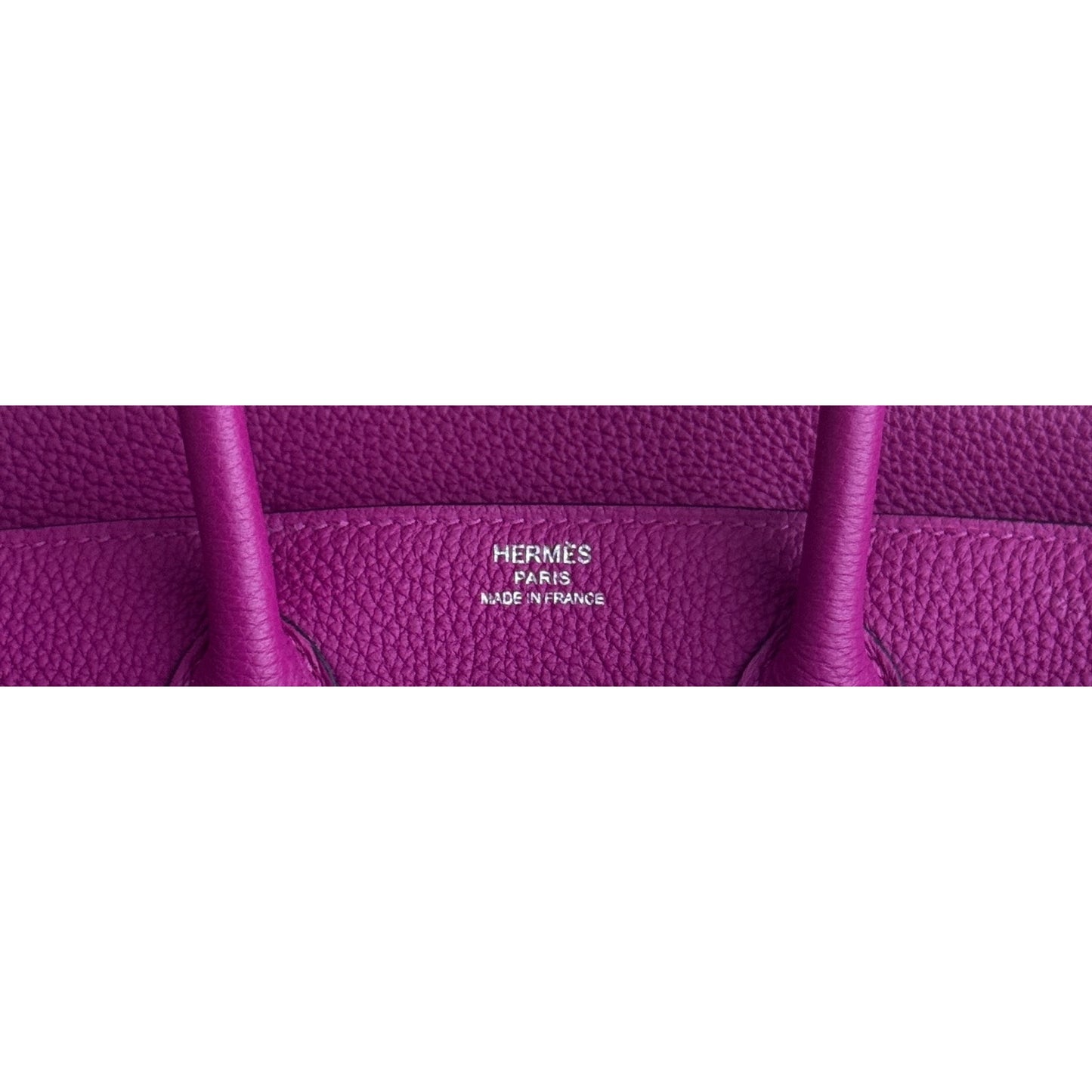 Hermes Birkin 25 Rose Pourpre Pink Purple Togo Leather Palladium Hardware