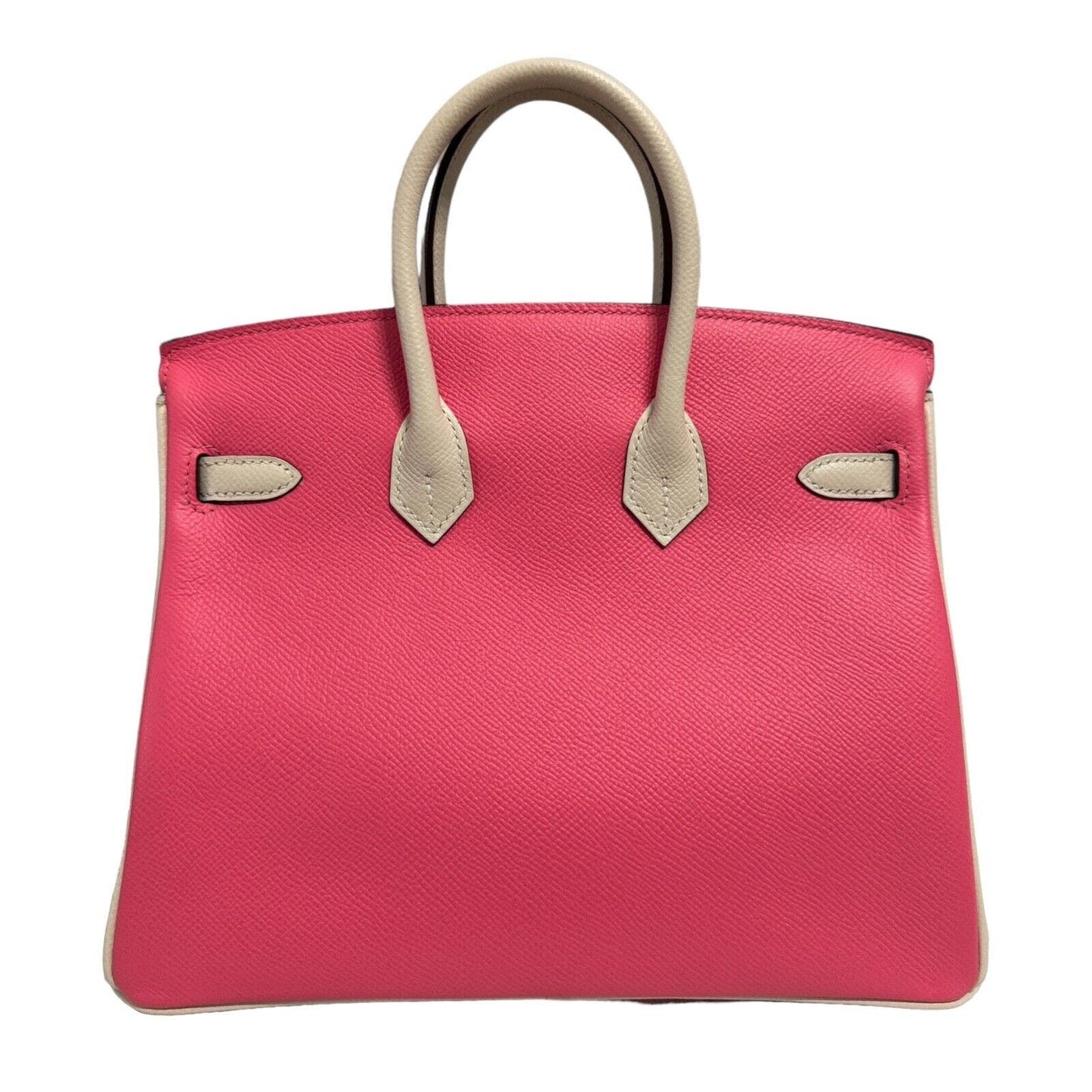 Hermes Birkin 25 Special Order Rose Azalea Pink Craie Epsom Permabrass Hardware