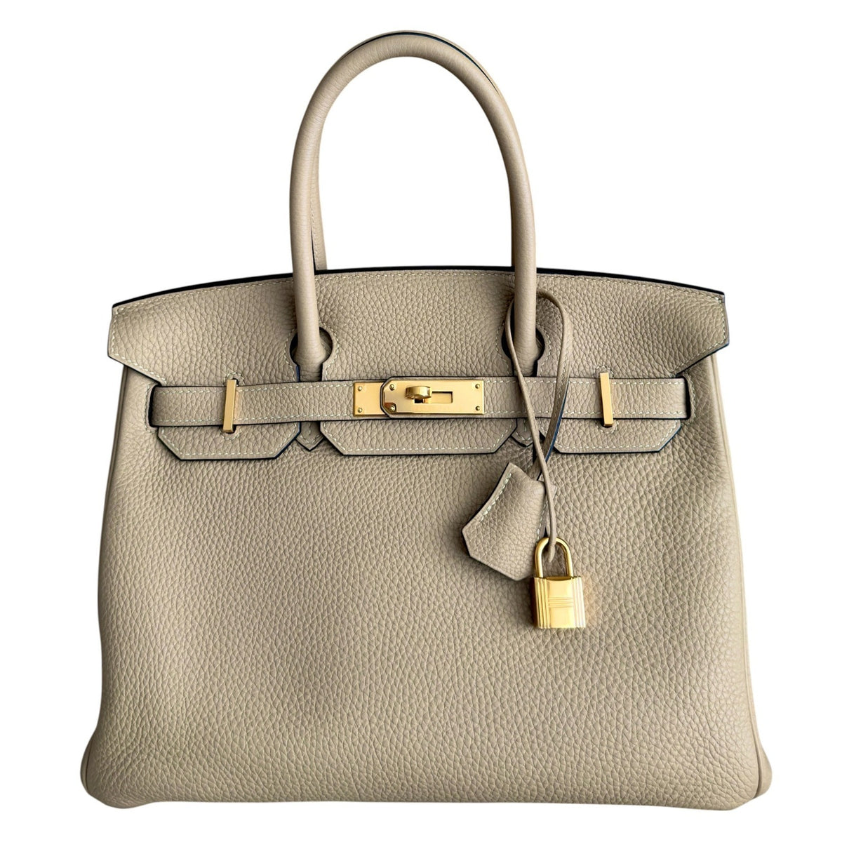 Hermes Birkin 30 Trench beige Togo Leather Gold Hardware Handbag
