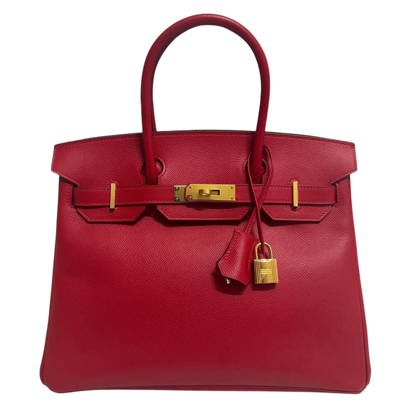 Hermes Birkin 30 Rouge Casaque Red Epsom Leather Gold Hardware