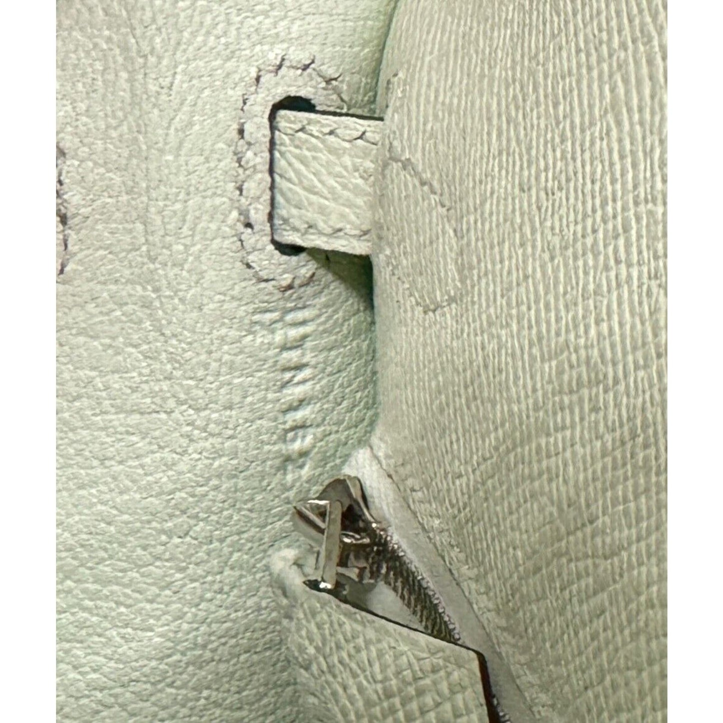 Hermes Kelly 25 Sellier Vert Fizz Green Palladium Hardware Handbag Shoulder Bag