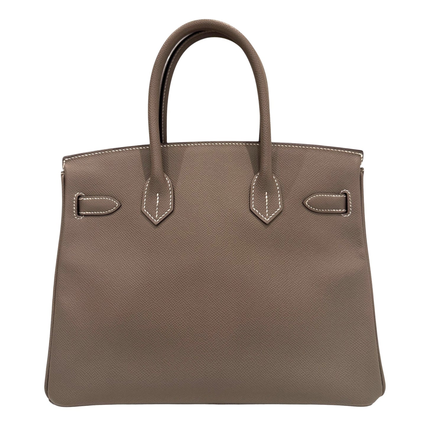 Hermes Birkin 30 Etoupe Gray Epsom Leather Gold Hardware