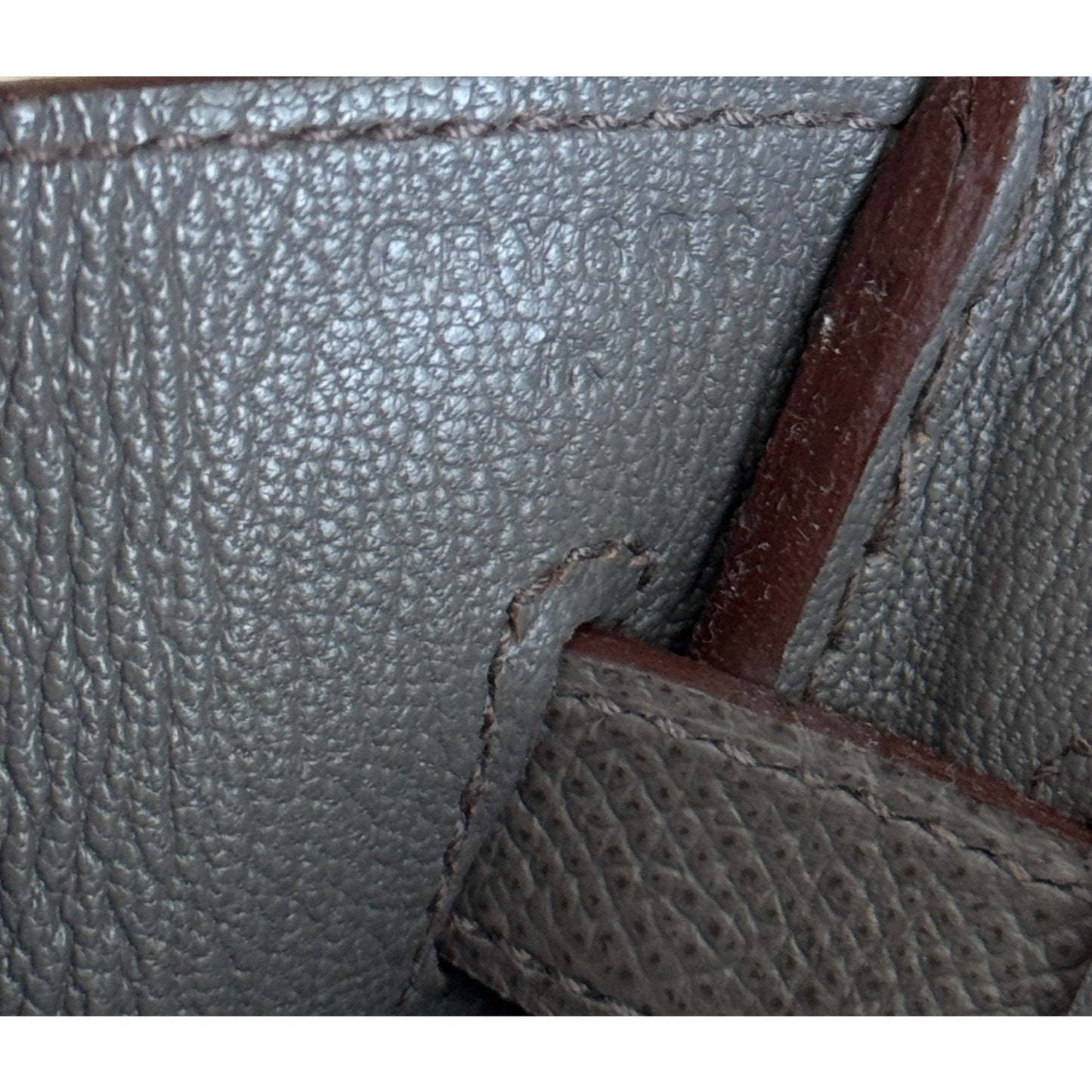 Hermes Birkin 30 Gris Etain Gray Epsom Leather Gold Hardware