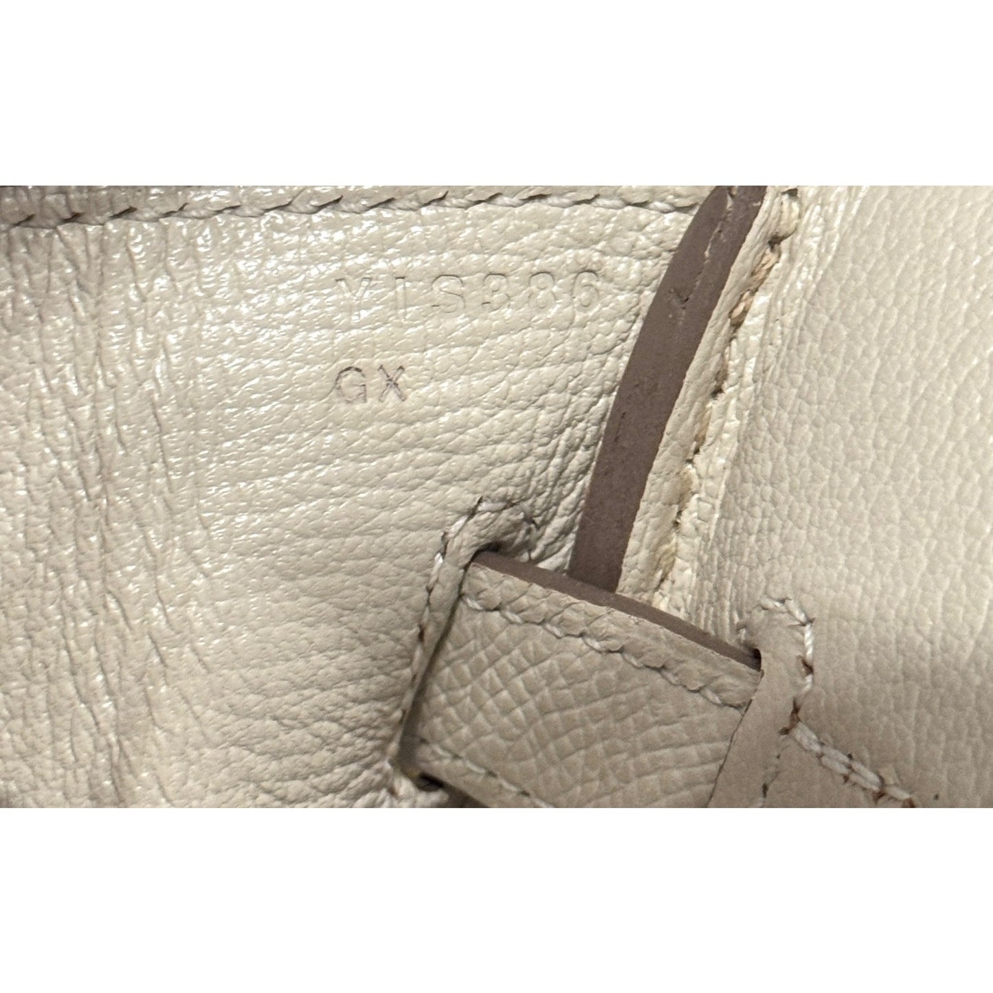 Hermes Birkin 30 Craie White Epsom Leather Gold Hardware Handbag