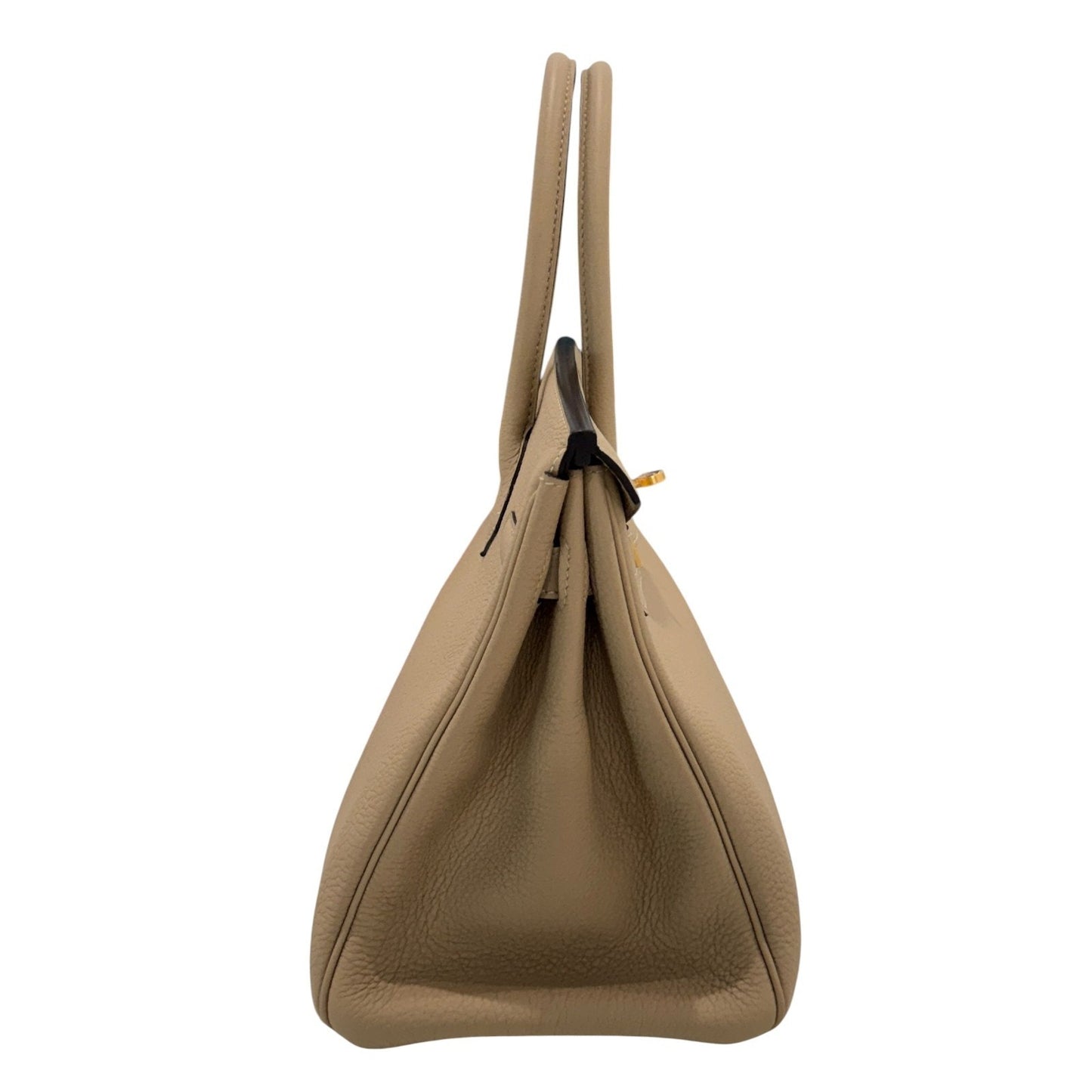 Hermes Birkin 30 Trench Beige Togo Leather Gold Hardware