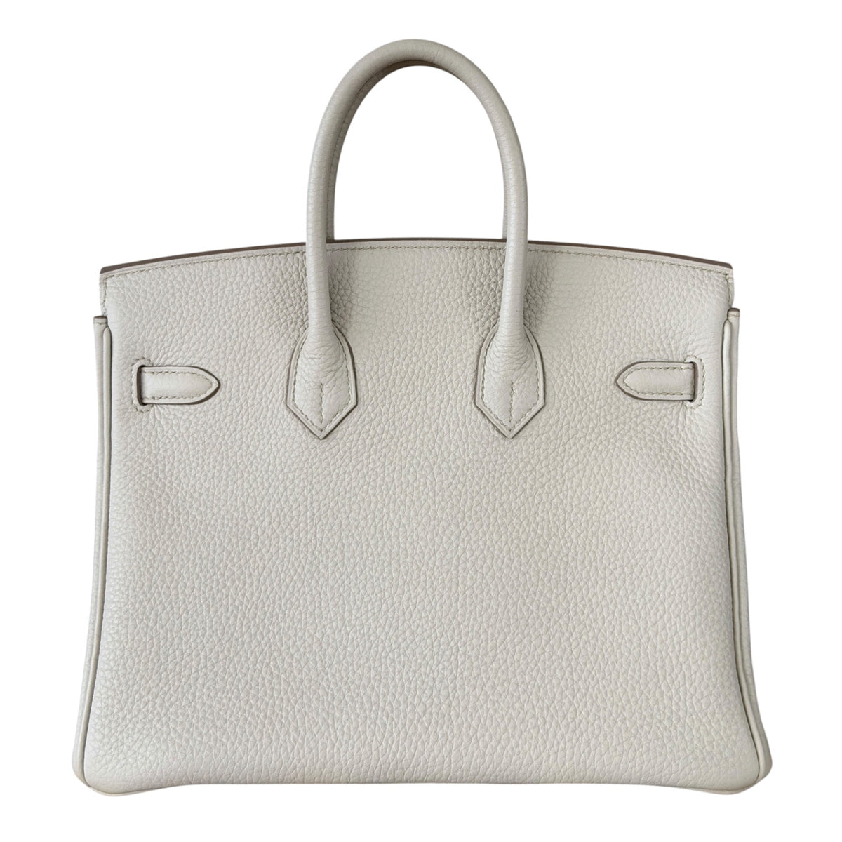 Hermes Birkin 25 Beton Beige Cream Togo Leather Gold Hardware