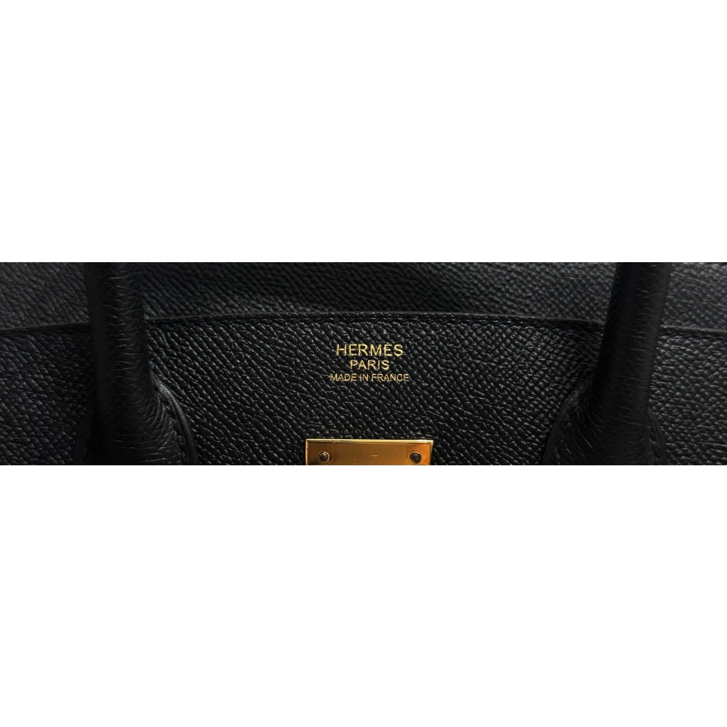 Hermes Birkin 30 Black Noir Epsom Leather Gold Hardware RARE