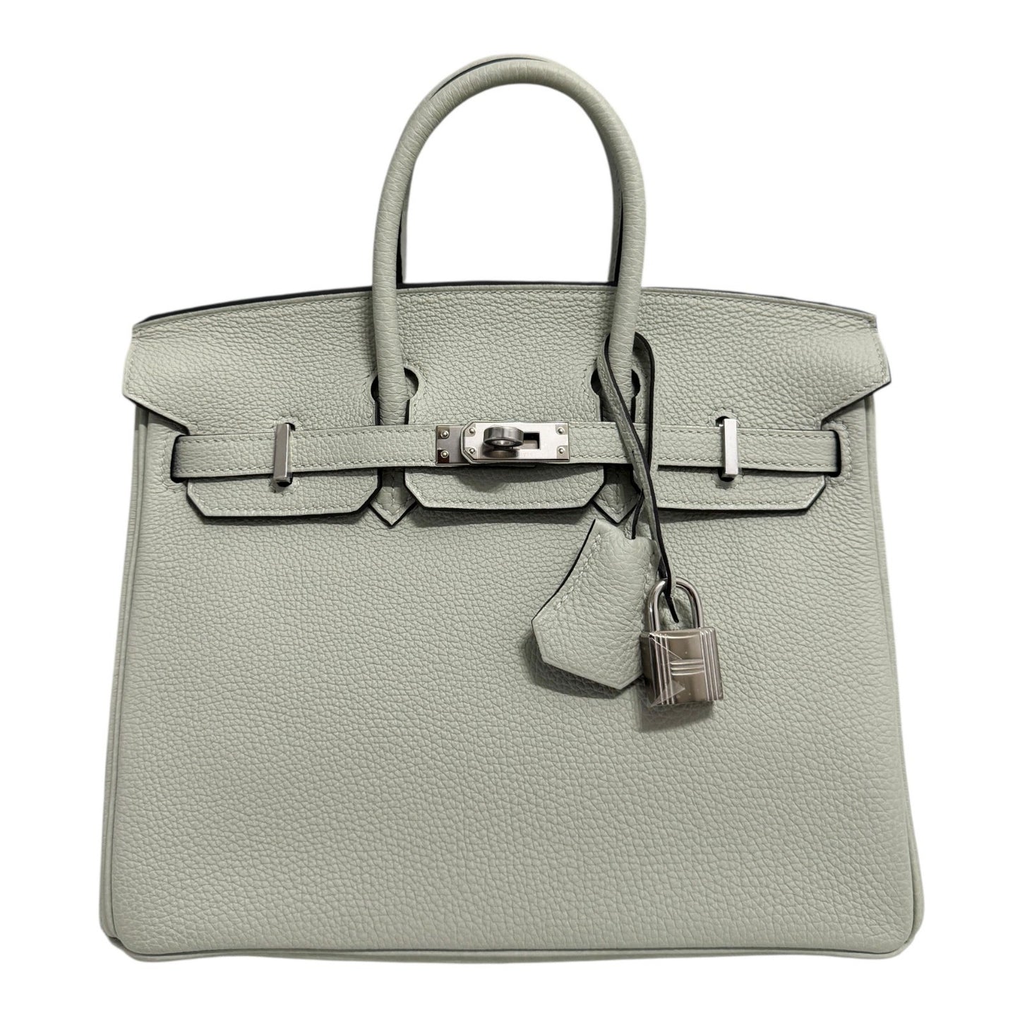 Hermes Birkin 25 Gris Neve Gray Togo Leather Palladium Hardware