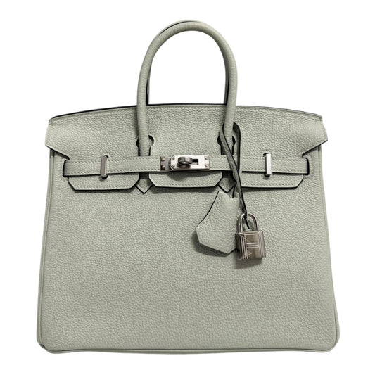 Hermes Birkin 25 Gris Neve Gray Togo Leather Palladium Hardware