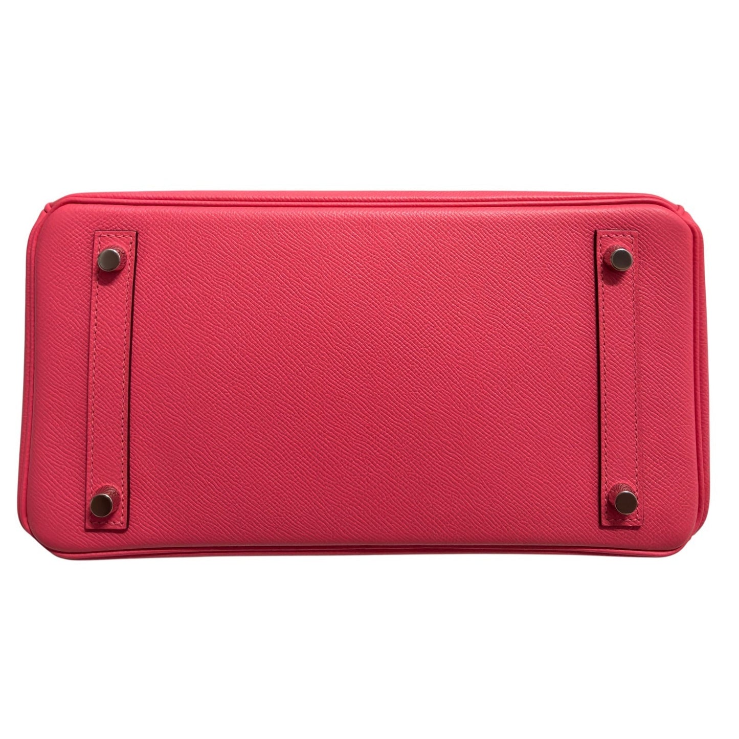 Hermes Birkin 30 Rose Azalee Pink Epsom Leather Palladium Hardware Handbag