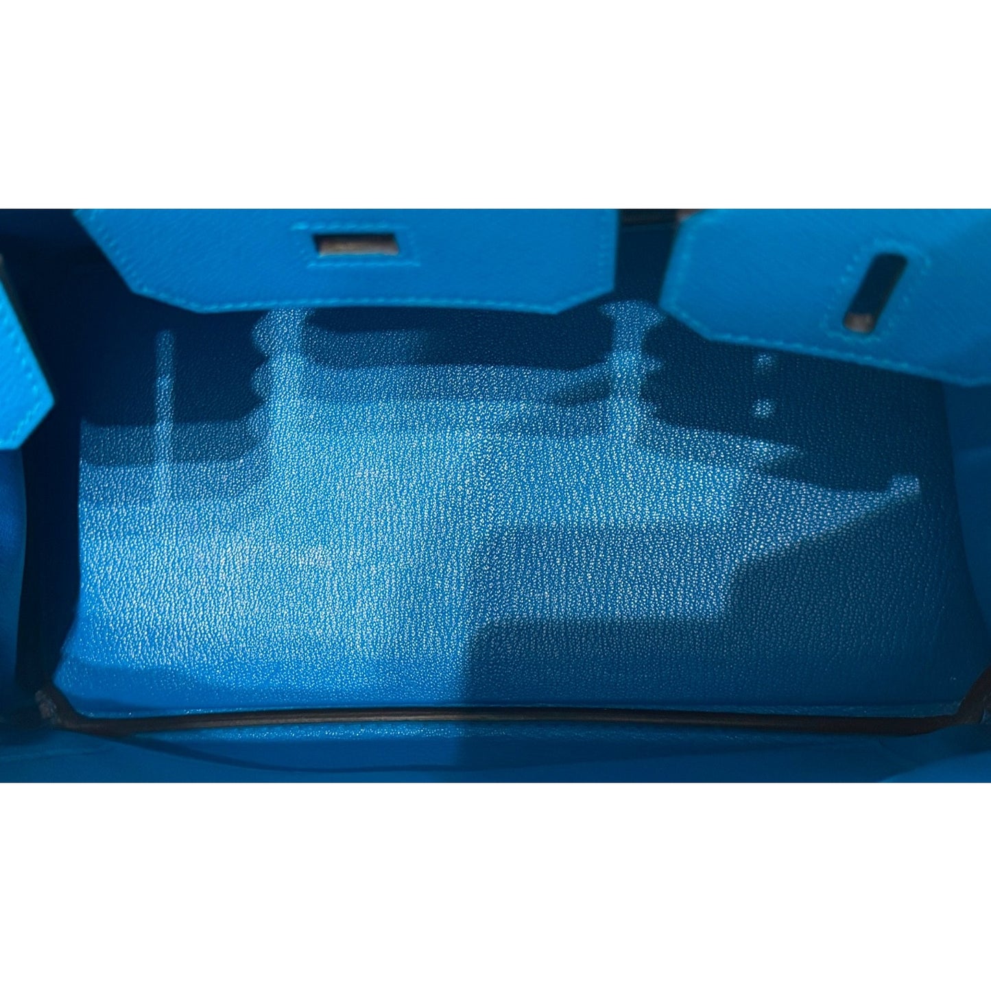 Hermes Birkin 30 Blue Zanzibar Bleu Epsom Leather Gold Hardware