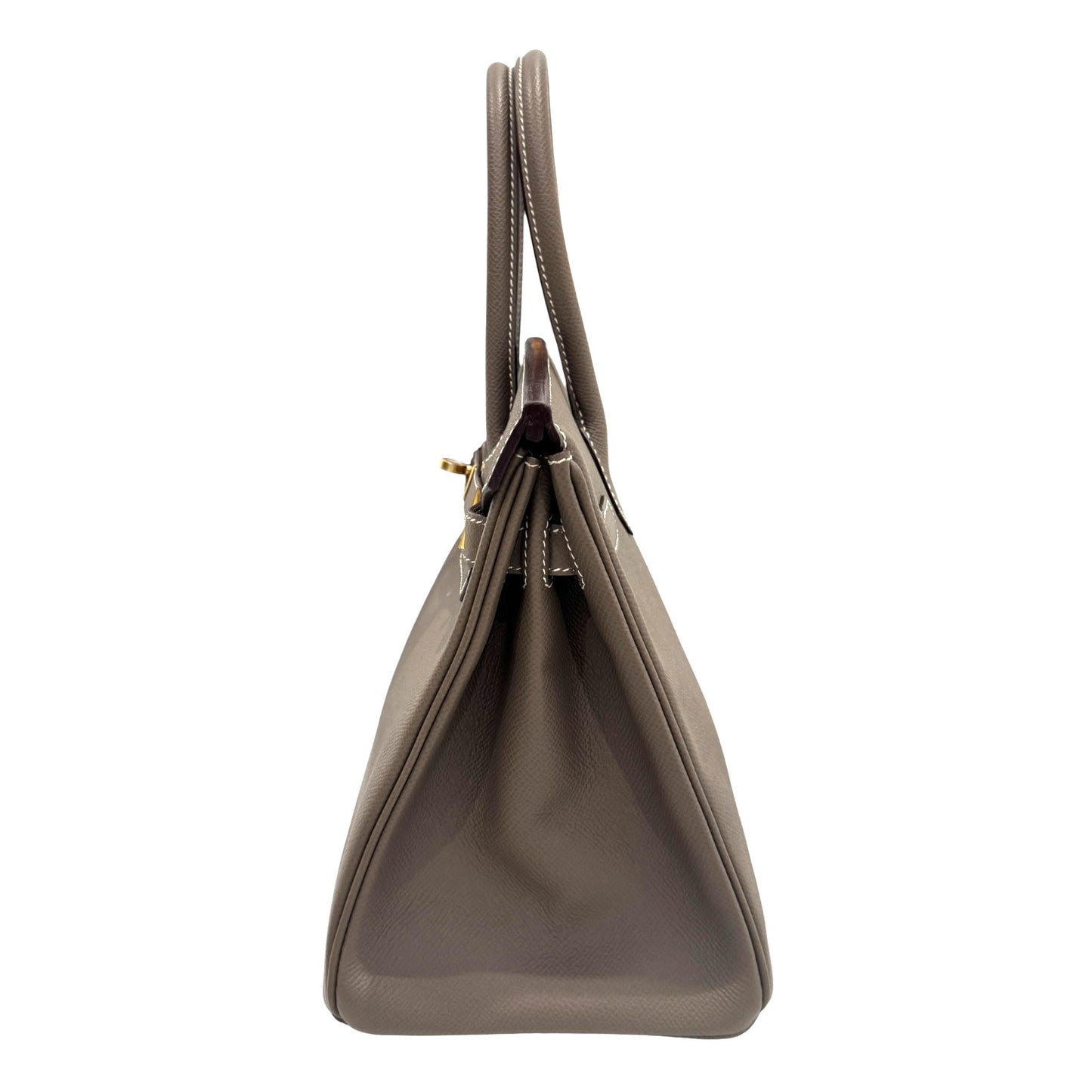 Hermes Birkin 30 Etoupe Gray Epsom Leather Gold Hardware