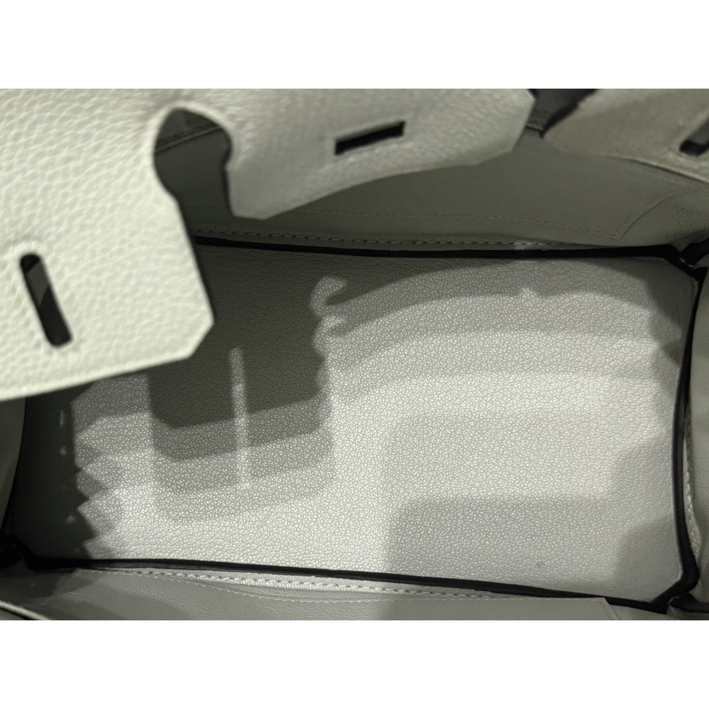 Hermes Birkin 25 Gris Neve Gray Togo Leather Palladium Hardware