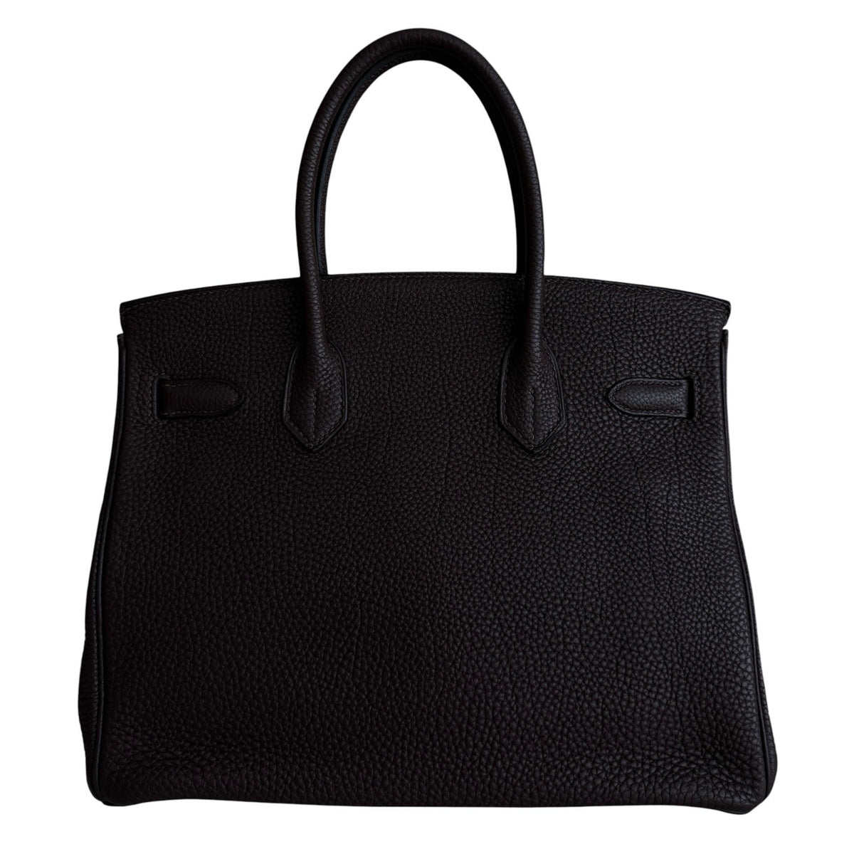 Hermes Birkin 30 Chocolate Brown Togo Leather Gold Hardware Handbag