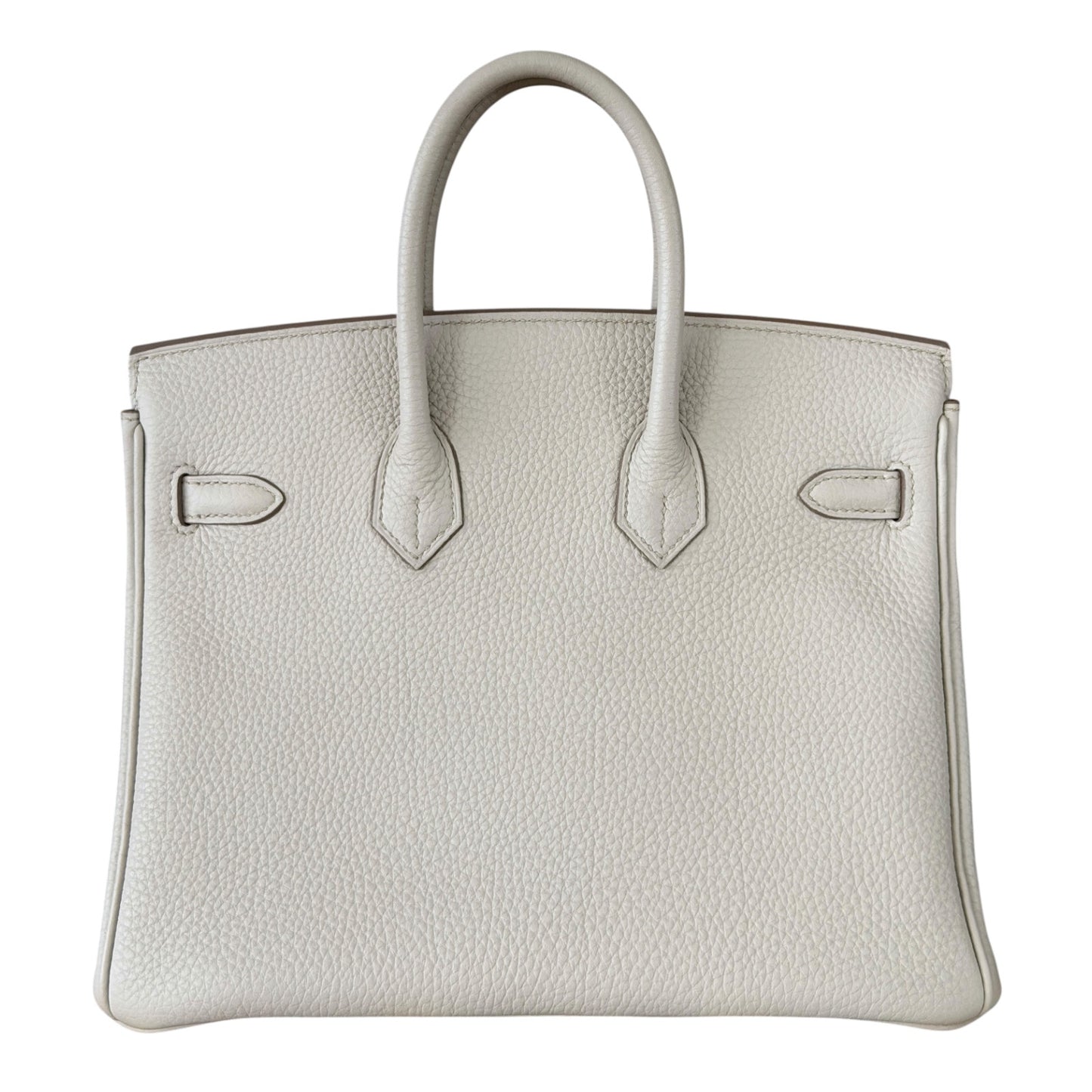 Hermes Birkin 25 Beton Beige Cream Togo Leather Gold Hardware