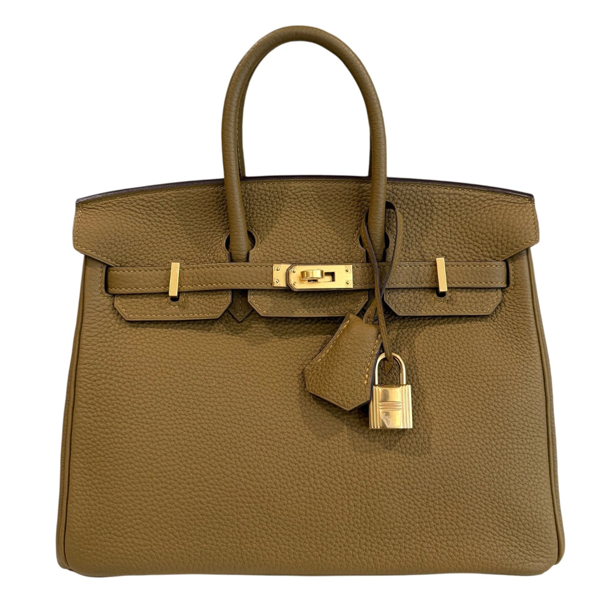 Hermes Birkin 25 Bronze Dore Togo Leather Gold Hardware