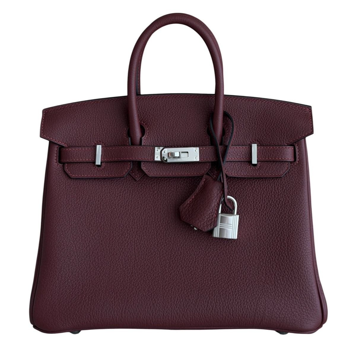 Hermes Birkin 25 Rouge H Red Togo Leather Palladium Hardware RARE 2026