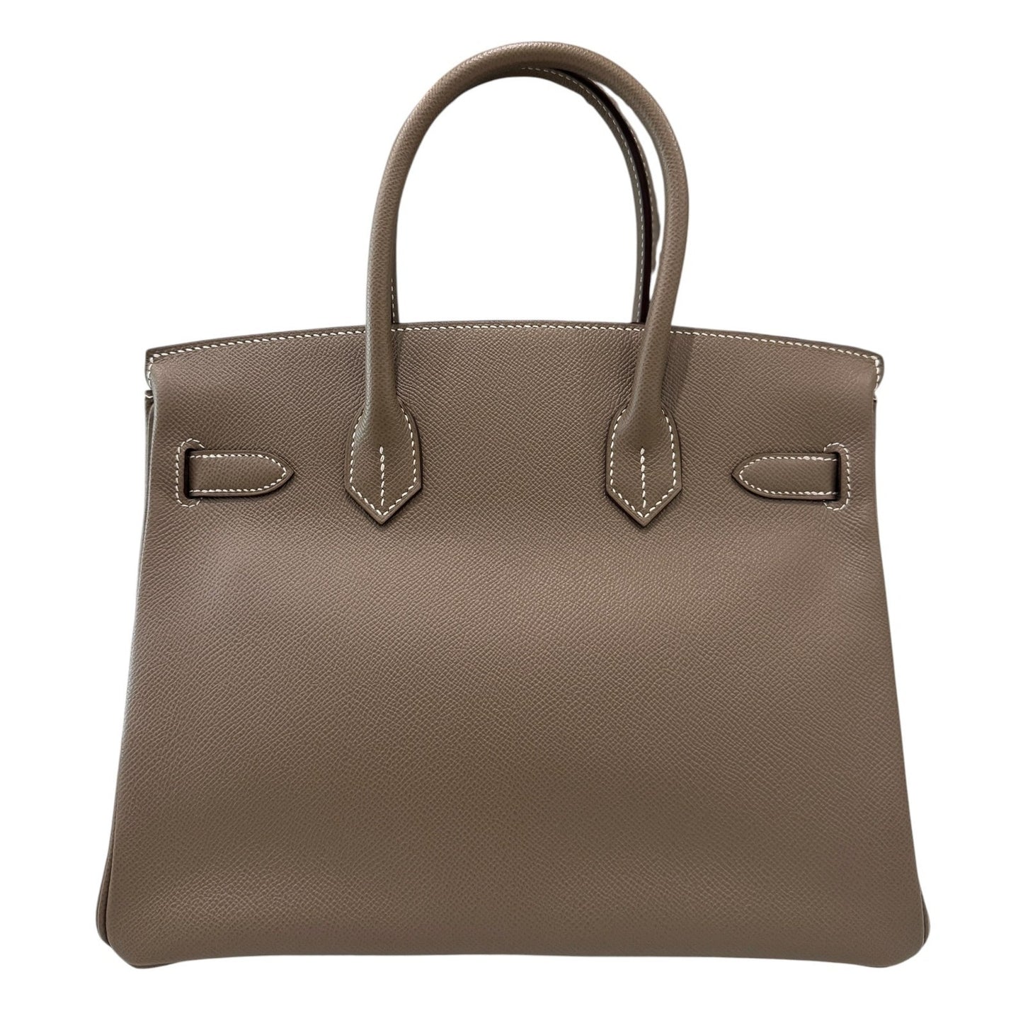 Hermes Birkin 30 Etoupe Gray Epsom Leather Palladium Hardware