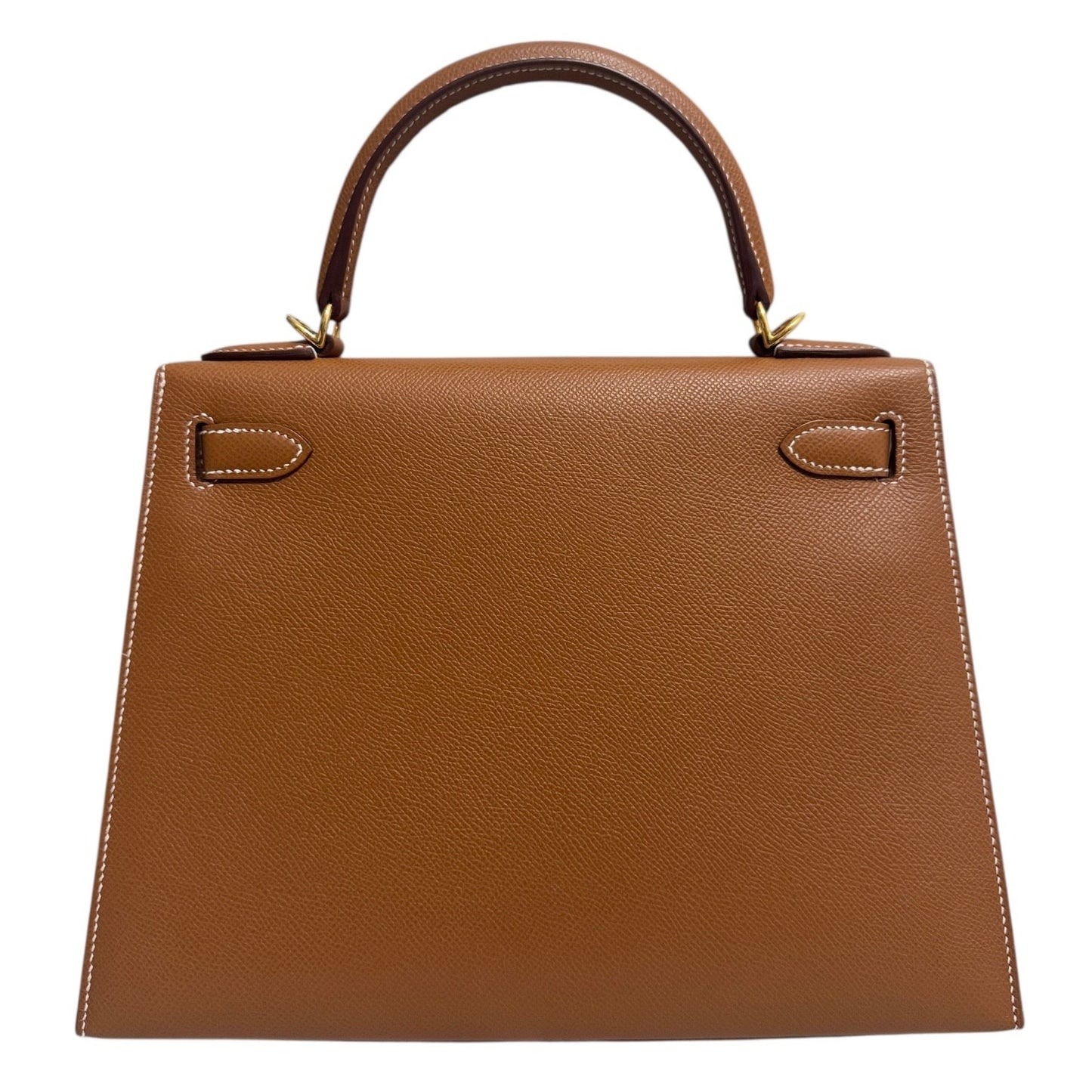 Hermes Kelly 28 Sellier Gold Tan Epsom Leather Gold Hardware RARE