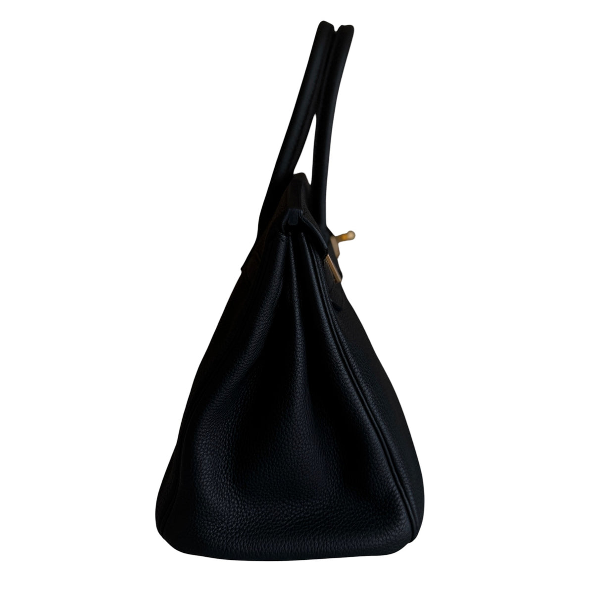 Hermes Birkin 30 Black Noir Togo Leather Gold Hardware Handbag