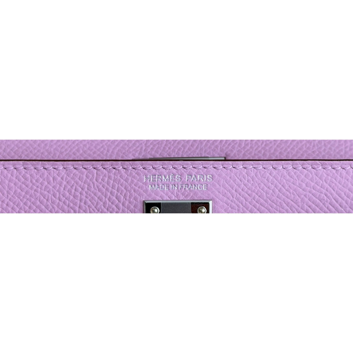 Hermes Kelly Mini 20 Mauve Sylvester Pink Epsom Leather Palladium Hardware