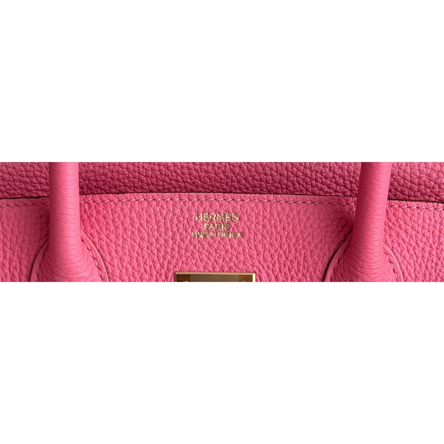 Hermes Birkin 30 Rose Lipstick Pink Togo Leather Gold Hardware Handbag RARE
