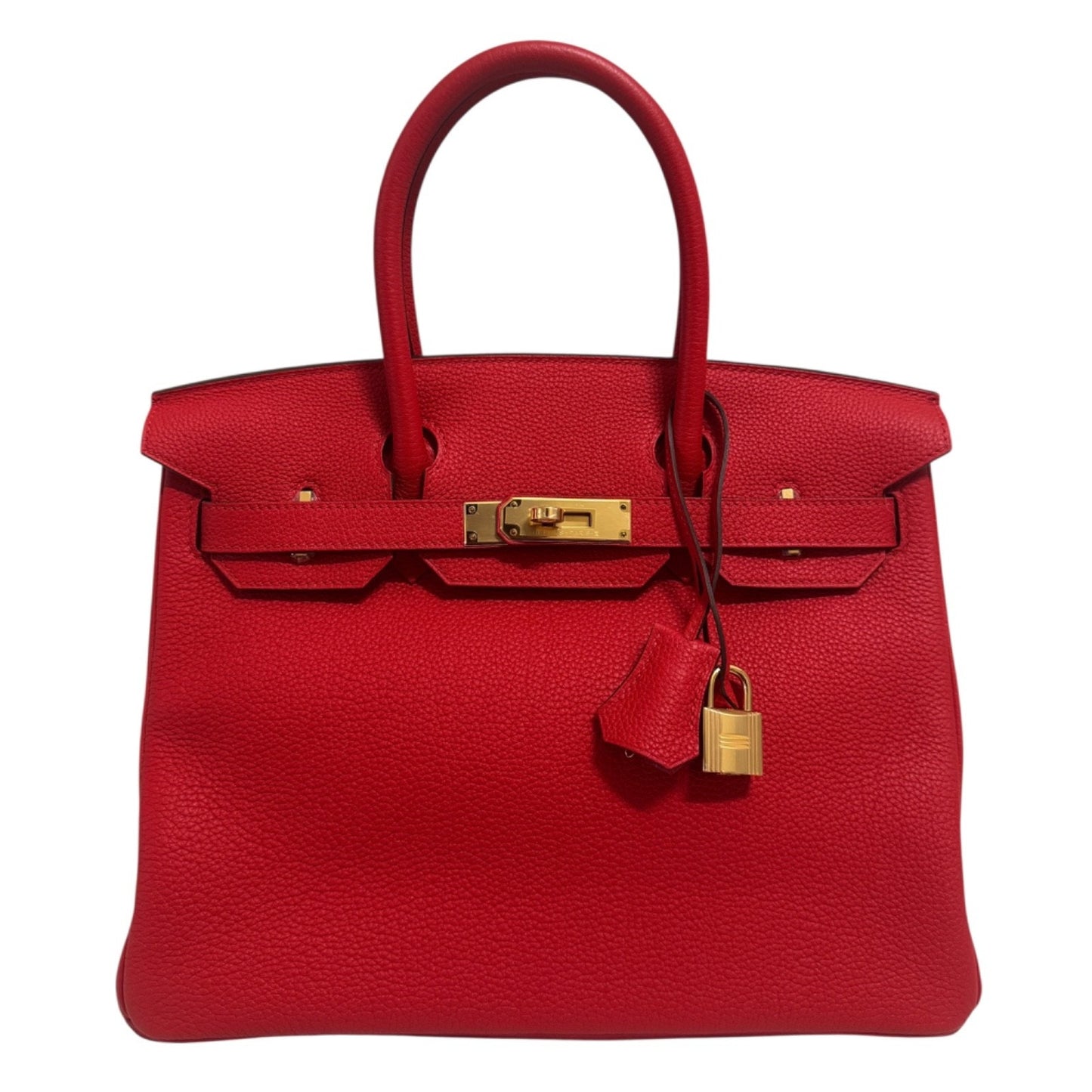 Hermes Birkin 30 Rouge de Coeur Red Togo Leather Gold Hardware RARE