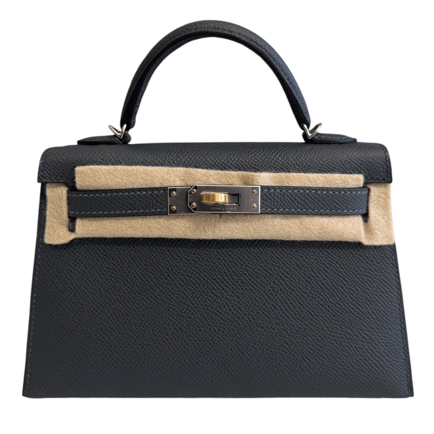 Hermes Kelly Mini 20 BGris Misty Gray Epsom Electrum Gold Palladium Hardware