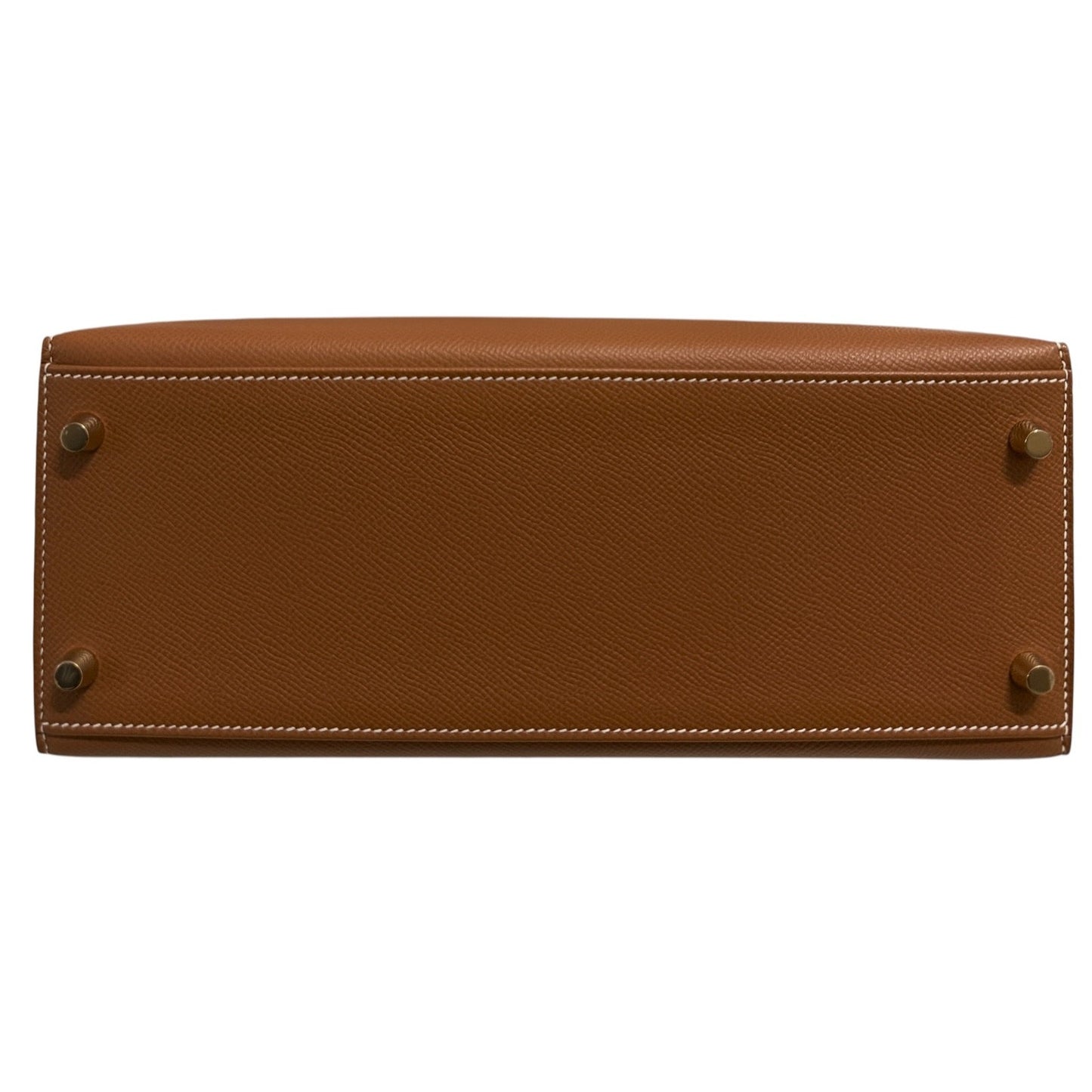 Hermes Kelly 28 Sellier Gold Tan Epsom Leather Gold Hardware RARE
