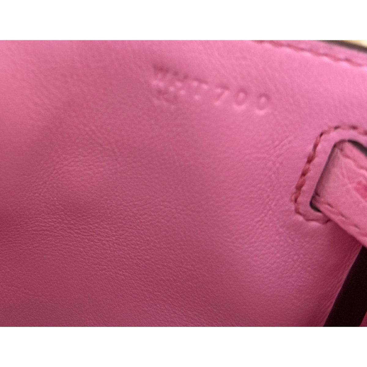 Hermes Kelly Mini Jump Backpack Bubblegum Pink Ostrich Leather Palladium
