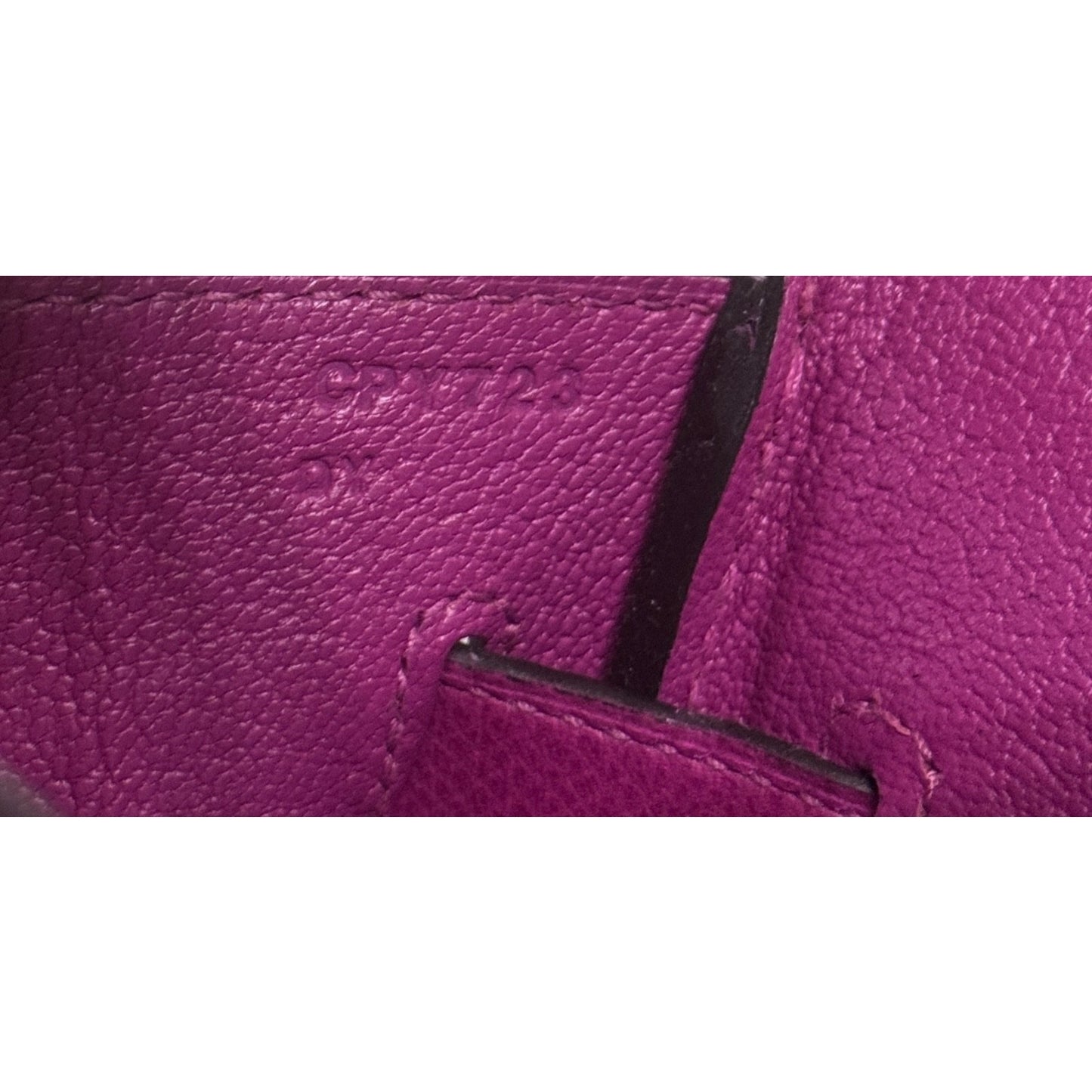 Hermes Birkin 30 Rose Pourpre Pink Purple Epsom Leather Palladium Hardware RARE