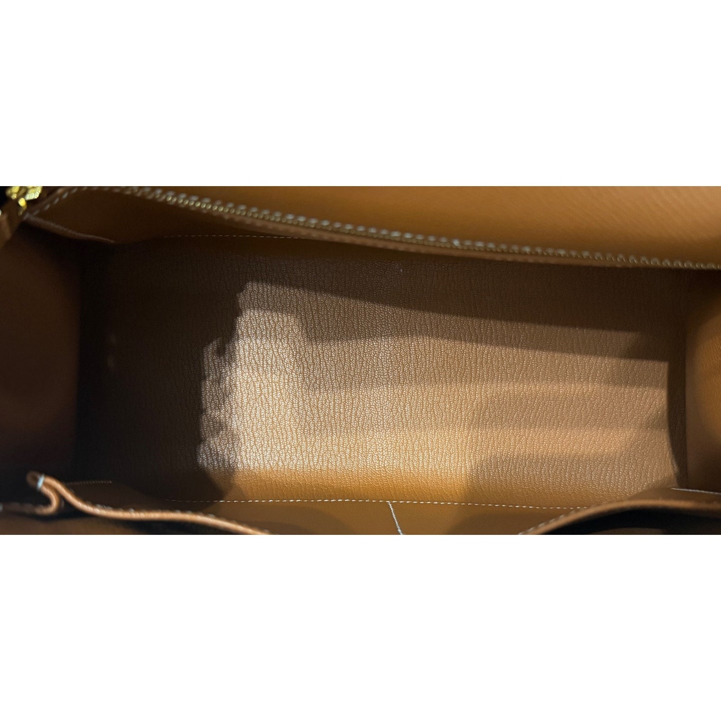 Hermes Kelly 28 Sellier Gold Tan Epsom Leather Gold Hardware RARE