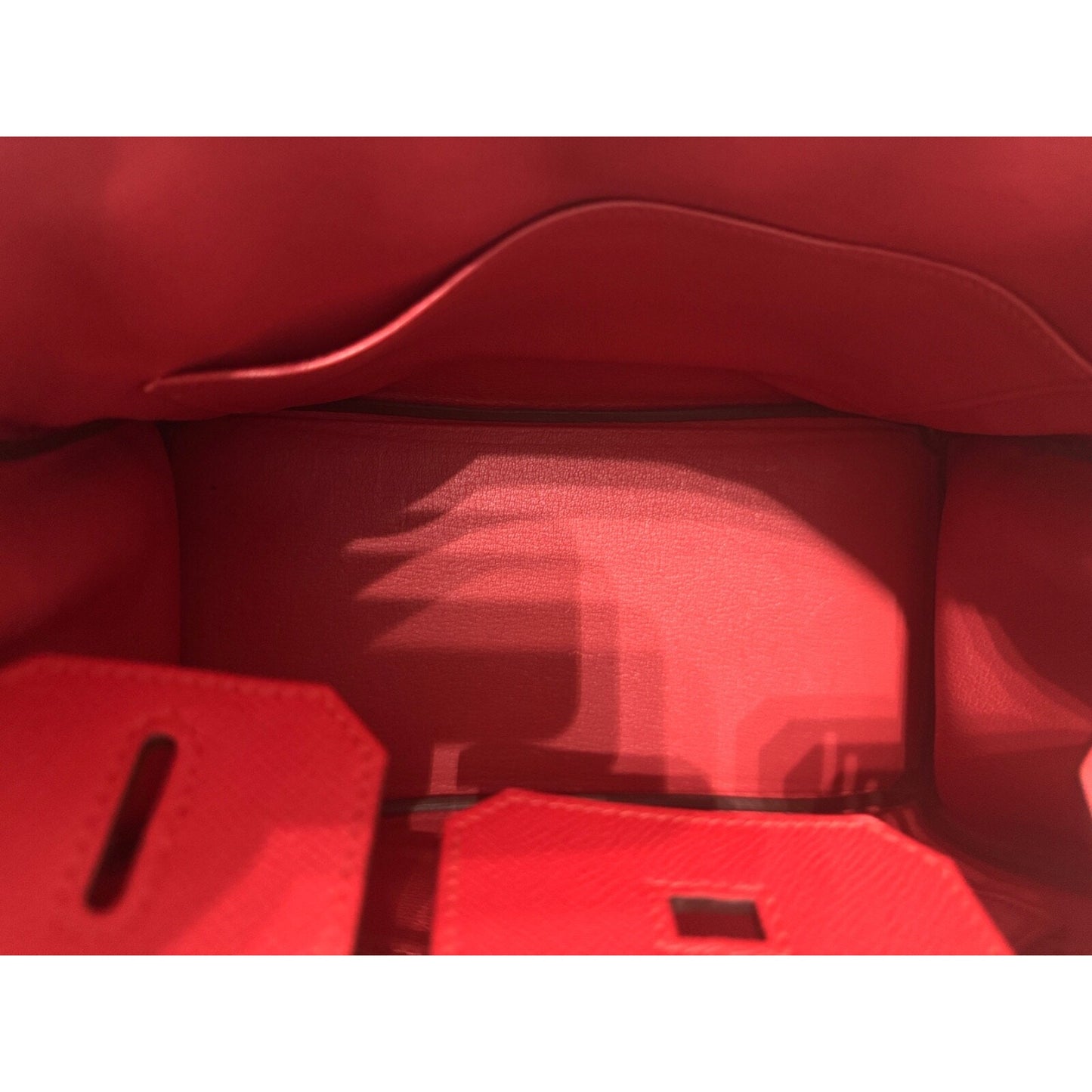 Hermes Birkin 30 Rouge Tomato Tomato Red Epsom Leather Gold Hardware