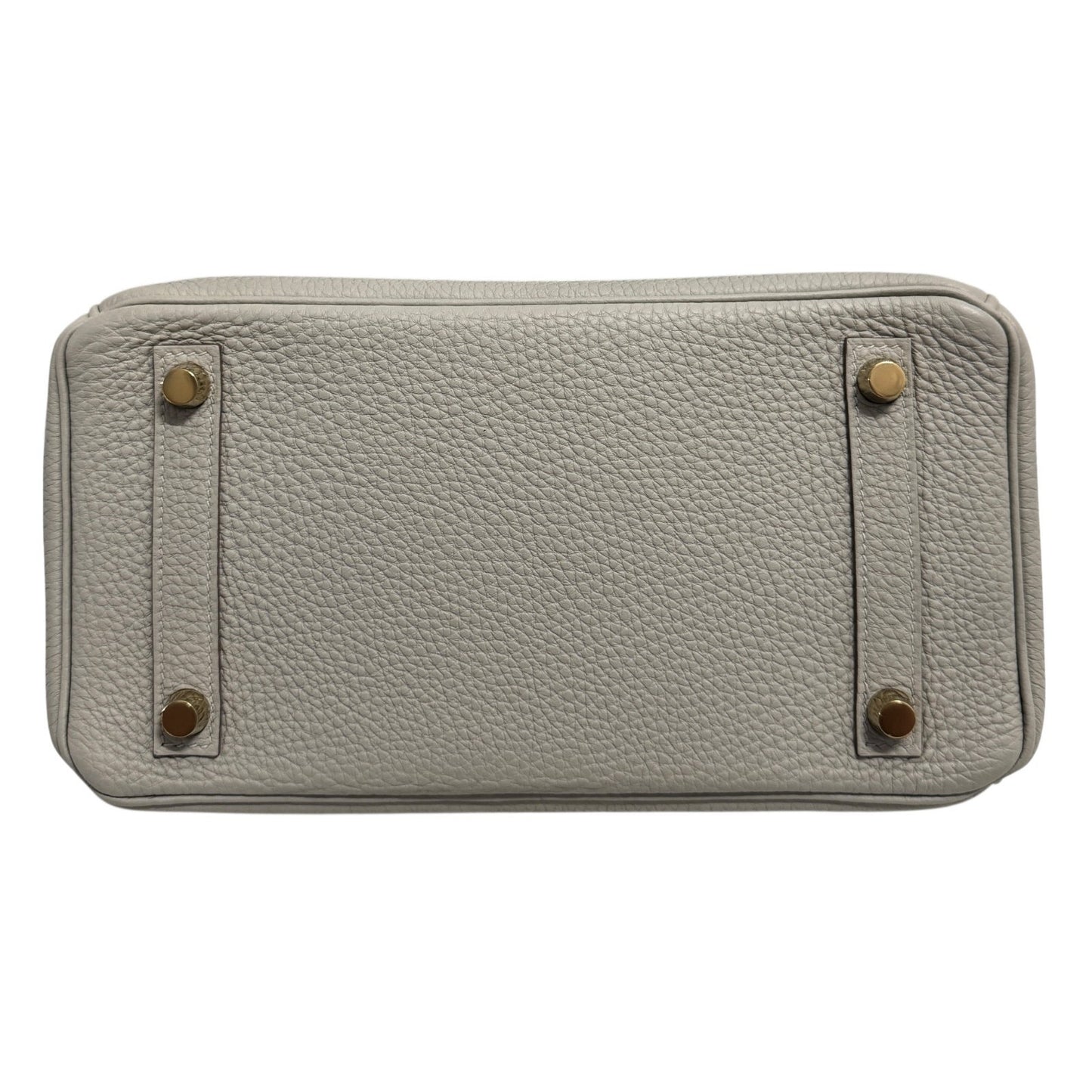 Hermes Birkin 25 Gris Perle Pearl Gray Togo Leather Gold Hardware