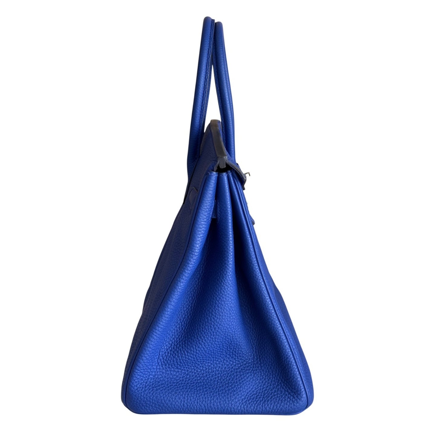 Hermes Birkin 35 Blue Electric Togo Leather Palladium Hardware