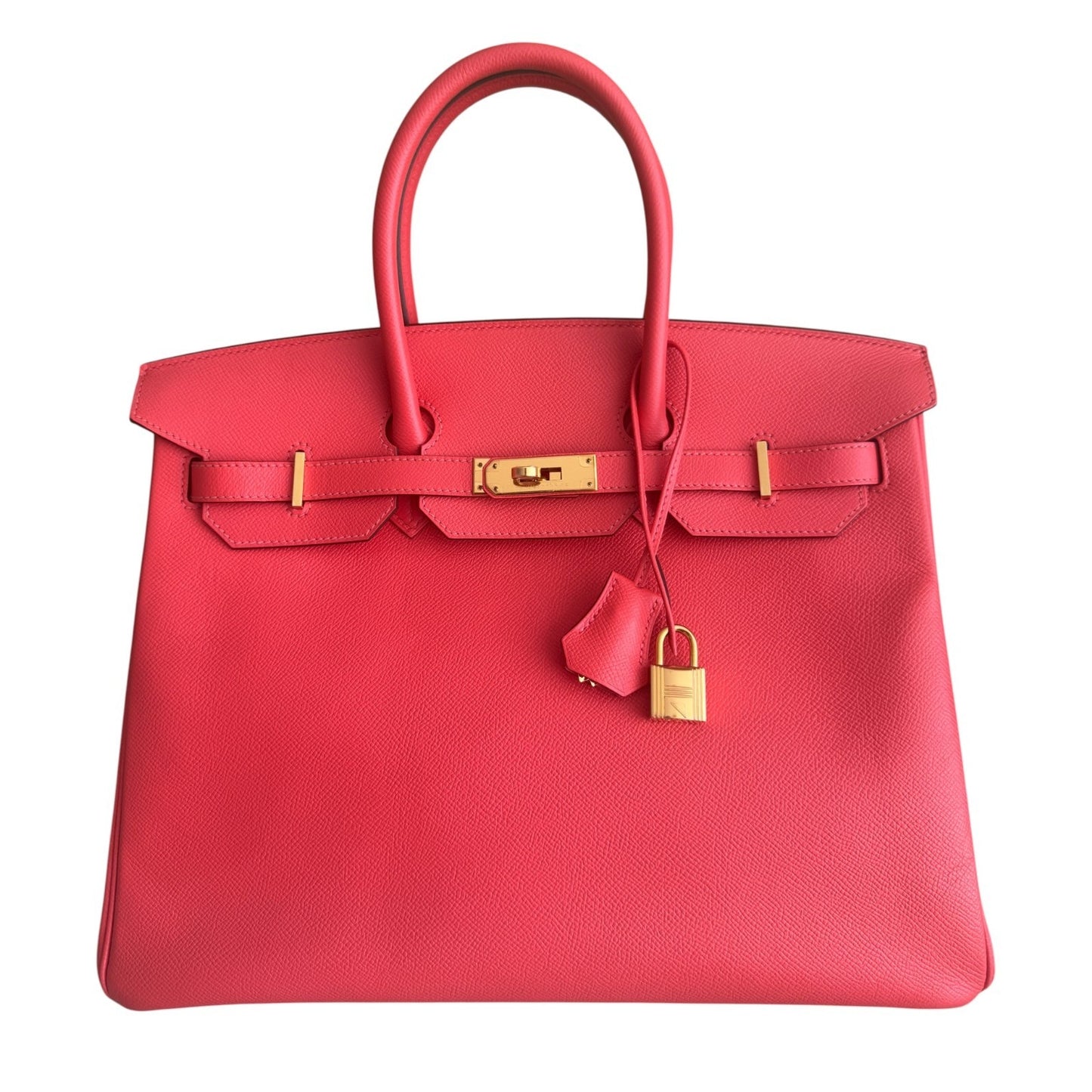 Hermes Birkin 35 Rose Jaipur Pink Epsom Leather Gold Hardware RARE