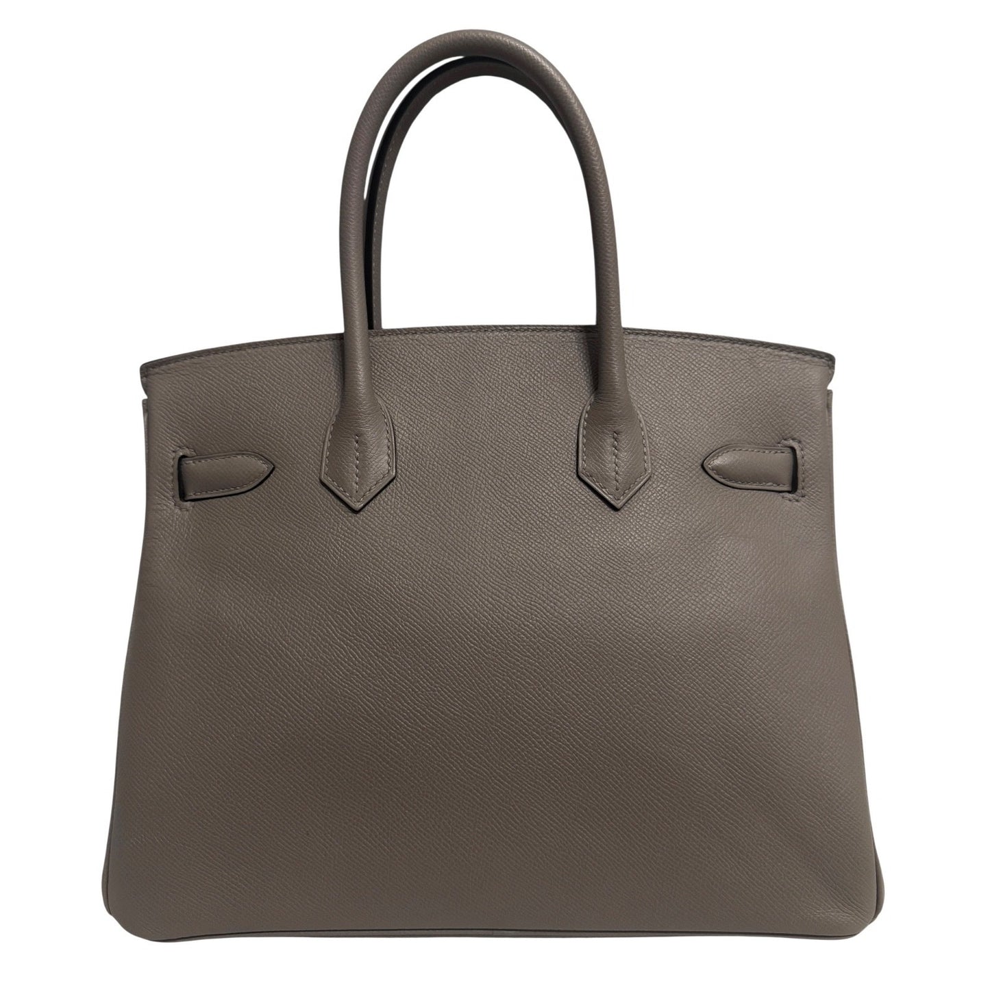 Hermes Birkin 30 Gris Asphalt Gray Epsom Leather Palladium Hardware