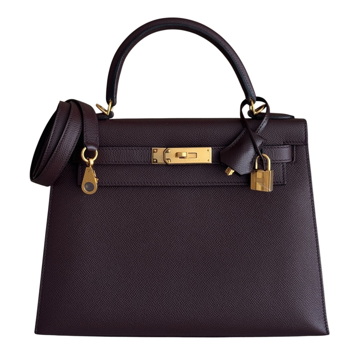 Hermes Kelly 28 Sellier Rouge Sellier Red Epsom Leather Gold Hardware RARE