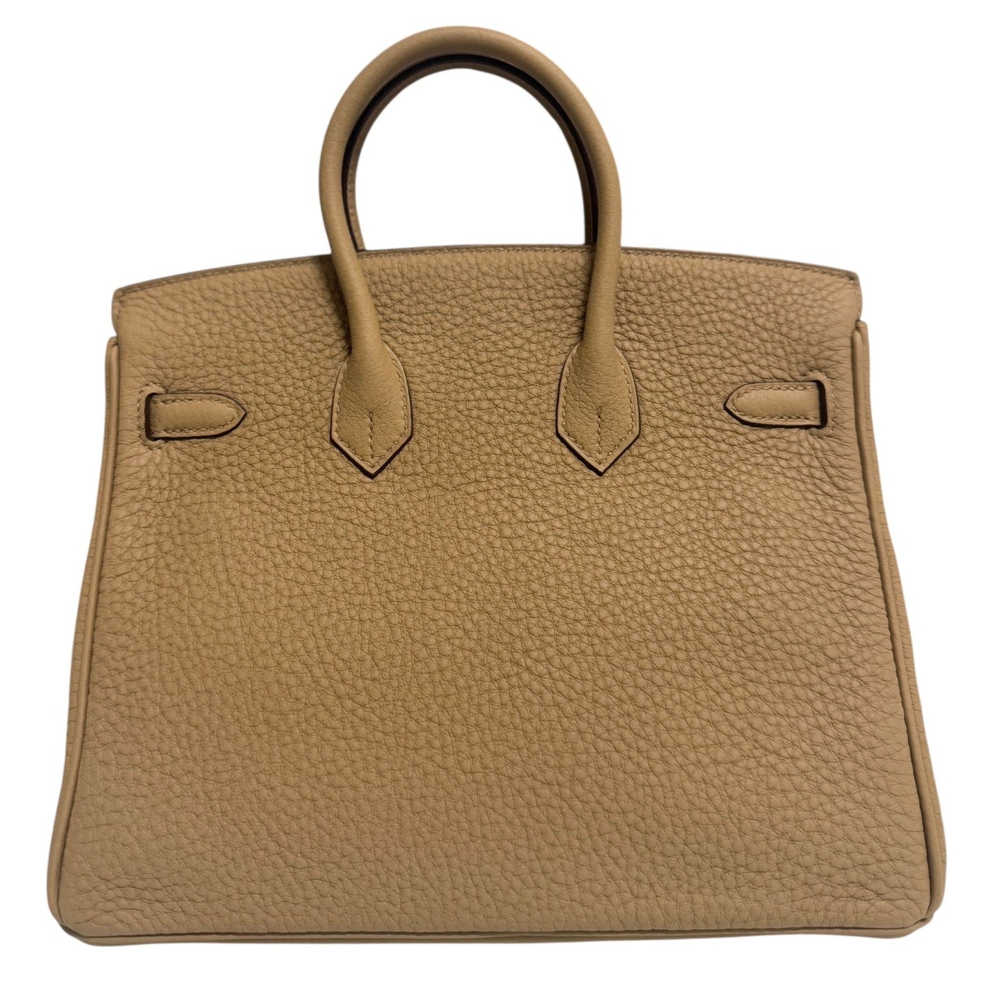 Hermes Birkin 25 Biscuit Tan Beige Togo Leather Gold Hardware NEW