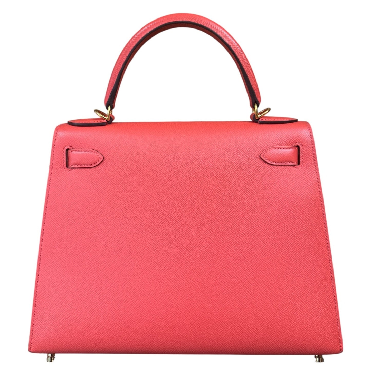 Hermes Kelly 28 Sellier Pink Rose Jaipur Epsom Leather Gold Hardware