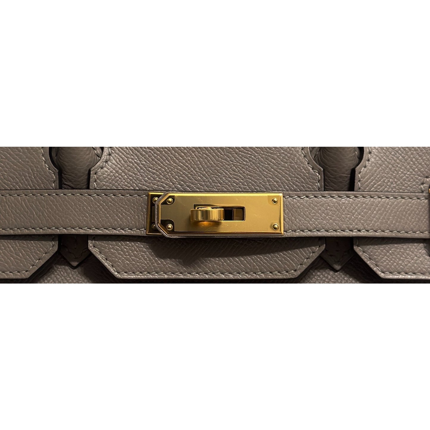 Hermes Birkin 30 Gris Asphalt Gray Epsom Leather Gold Hardware