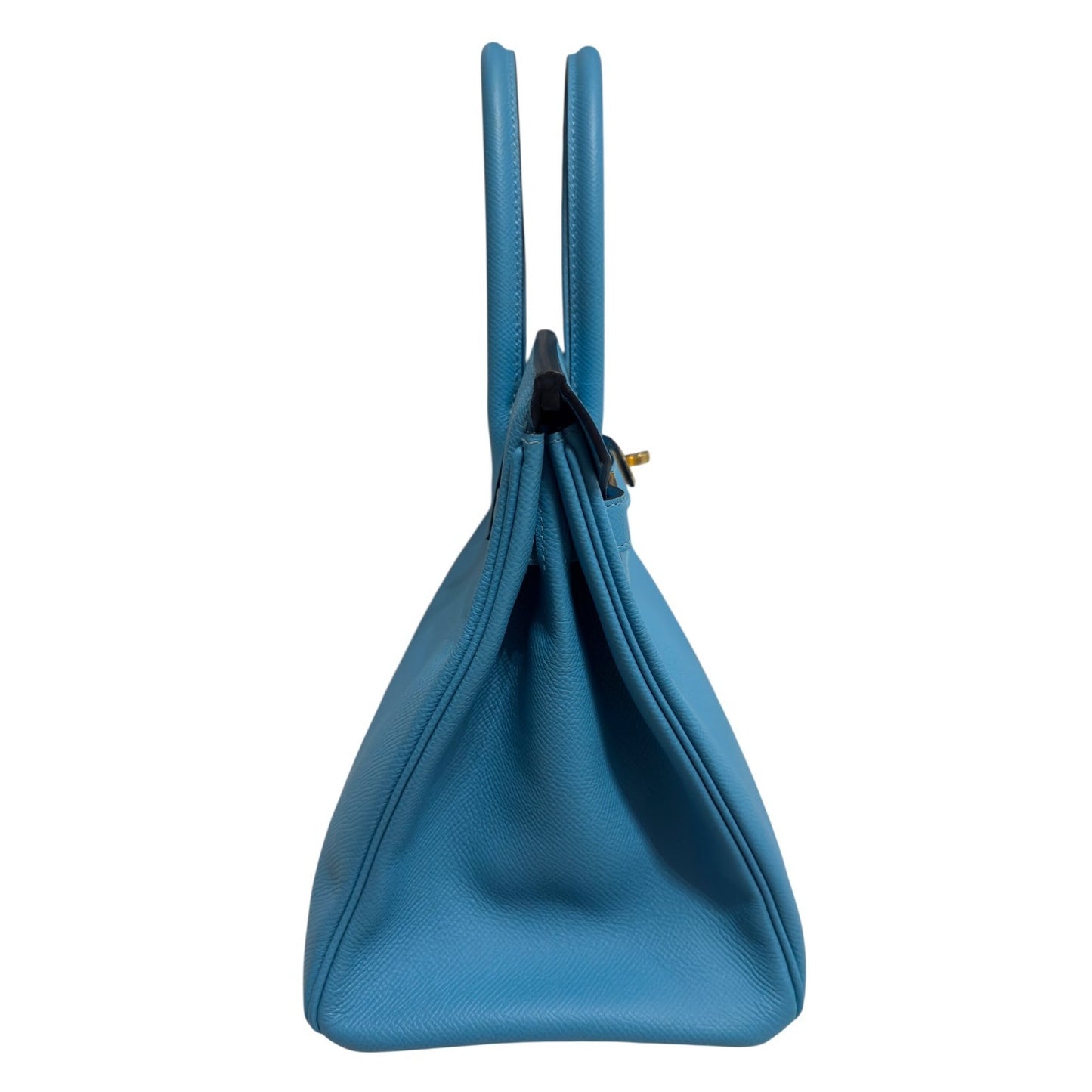 Hermes Birkin 30 Bleu du Nord Blue Epsom Leather Gold Hardware