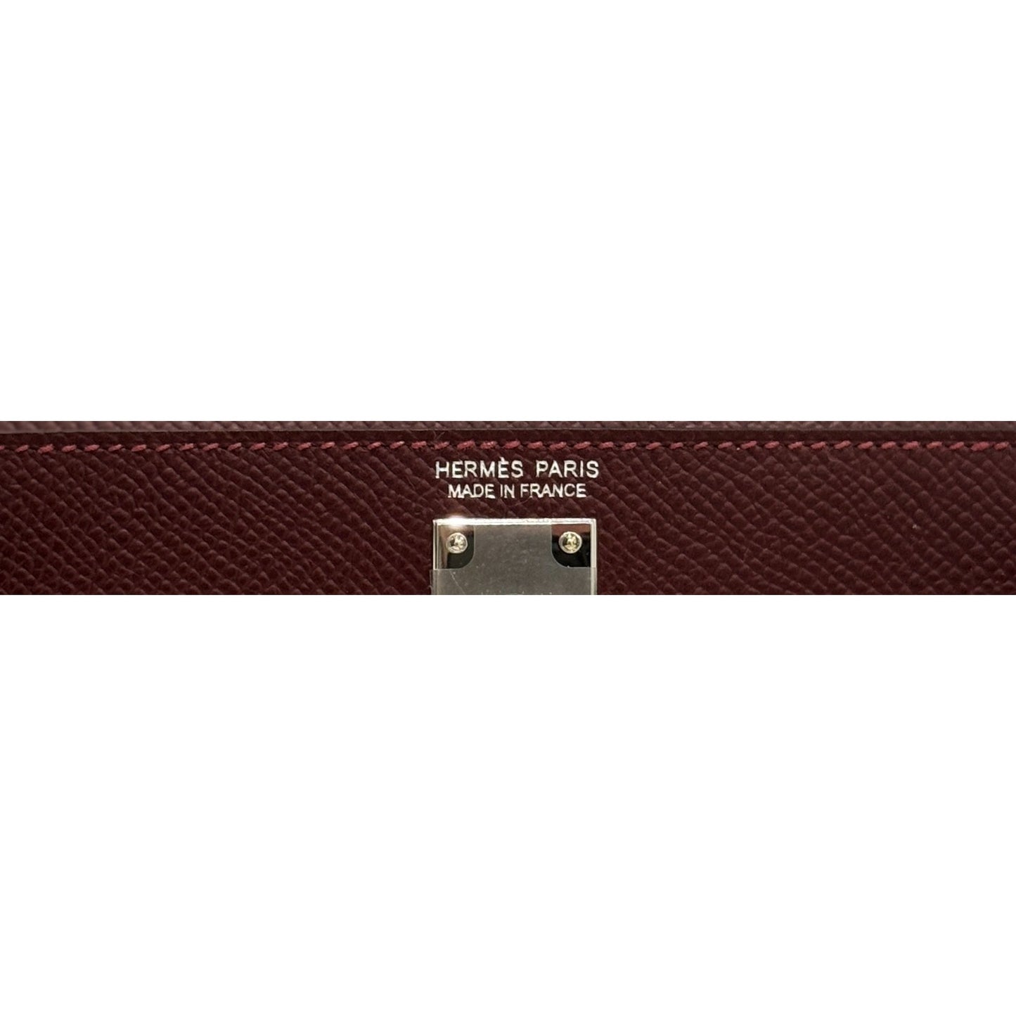 Hermes Mini Kelly Tri Color Rouge H Gold Bai Brun Epsom Palladium Hardware