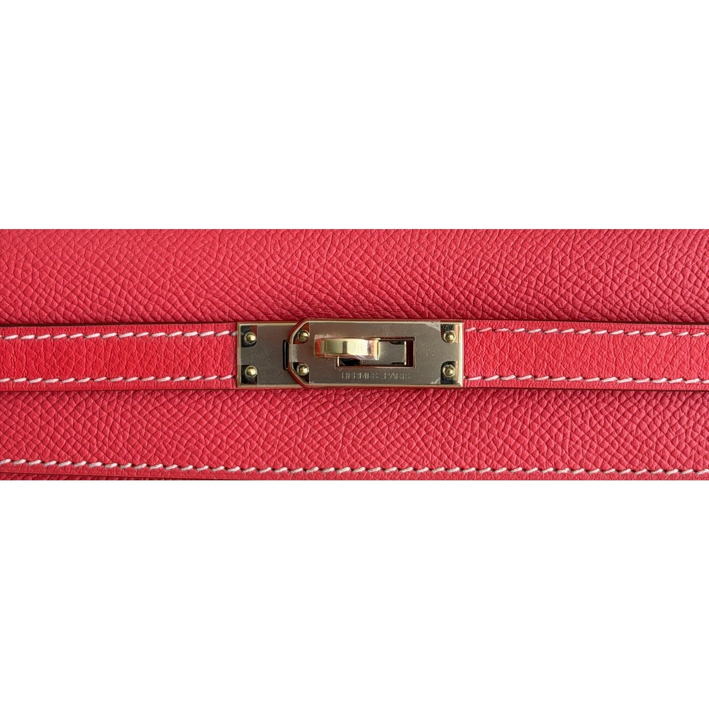 Hermes Kelly 25 Sellier Candy Rose Jaipur Pink Gold Epsom Permabrass Hardware