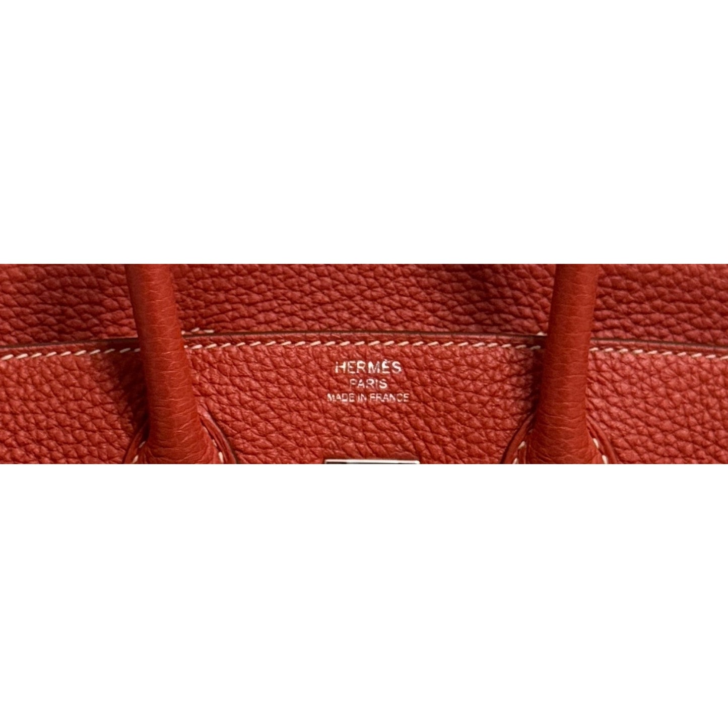 Hermes Birkin 25 Sanguine Togo Leather Palladium Hardware RARE