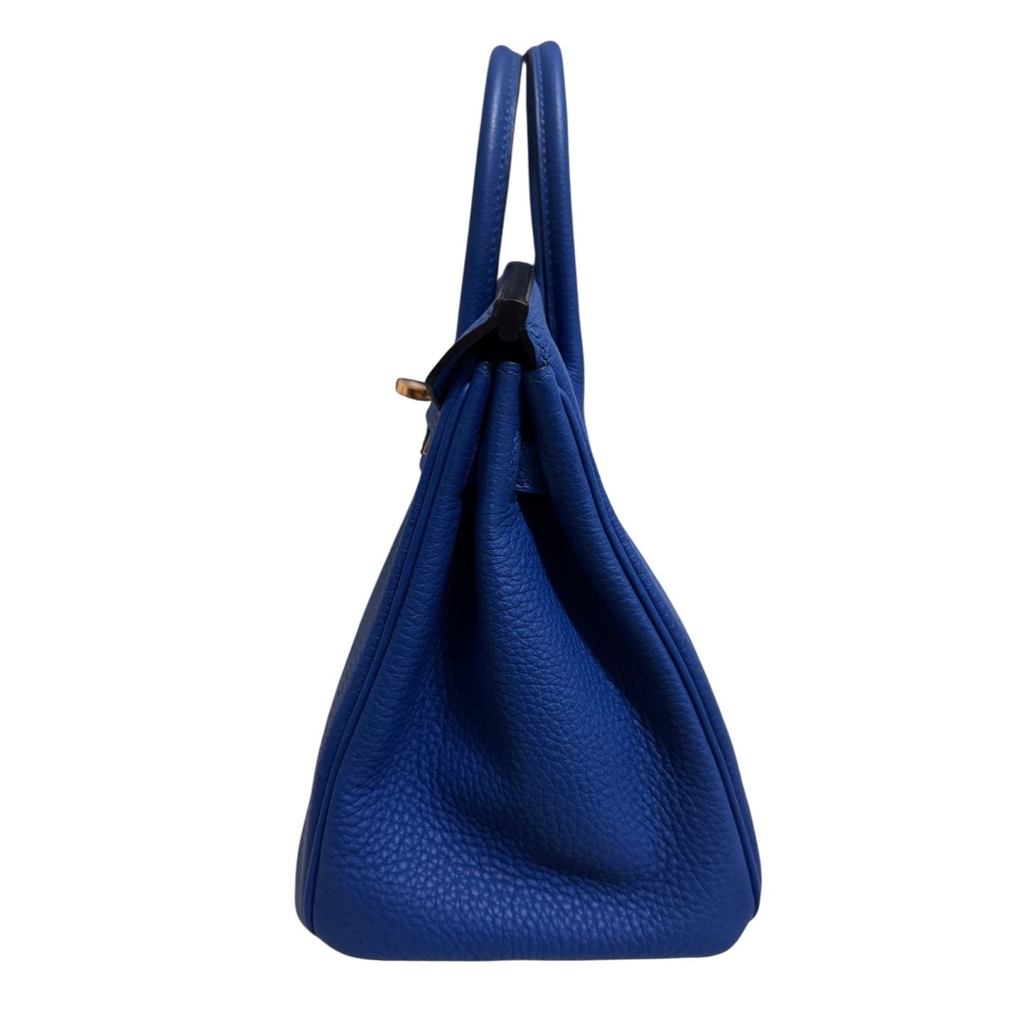 Hermes Birkin 25 Blue Zellige Togo Leather Gold Hardware RARE