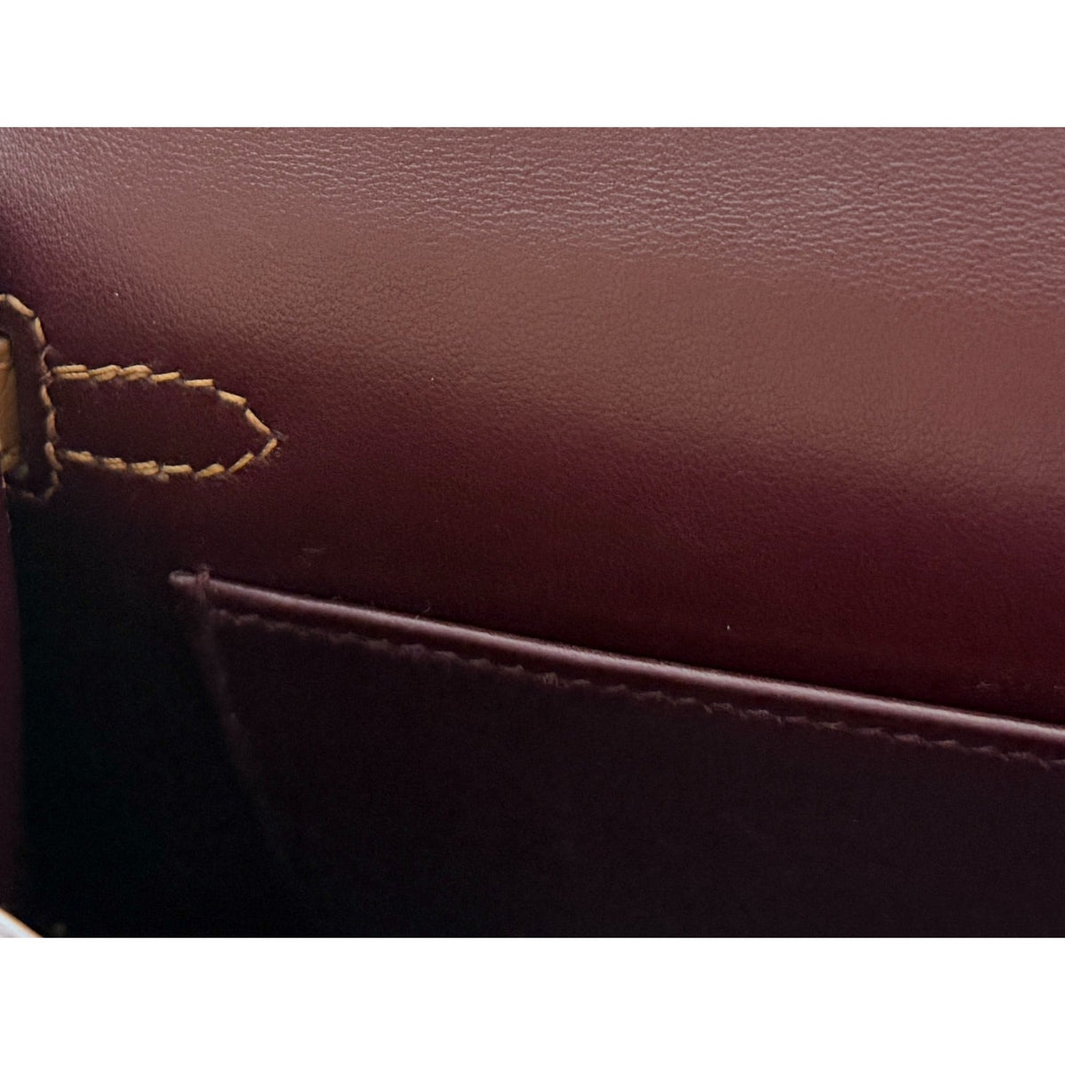 Hermes Kelly Mini 20 Special Order Gold Rouge H Epsom Leather Gold Hardware